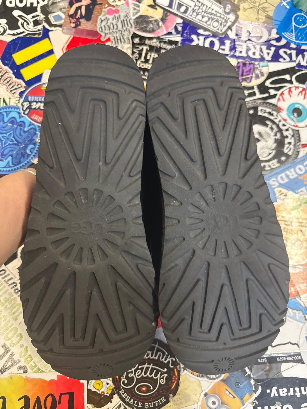 UGG TASMAN CHOPD SLIP-ONS (org$140)