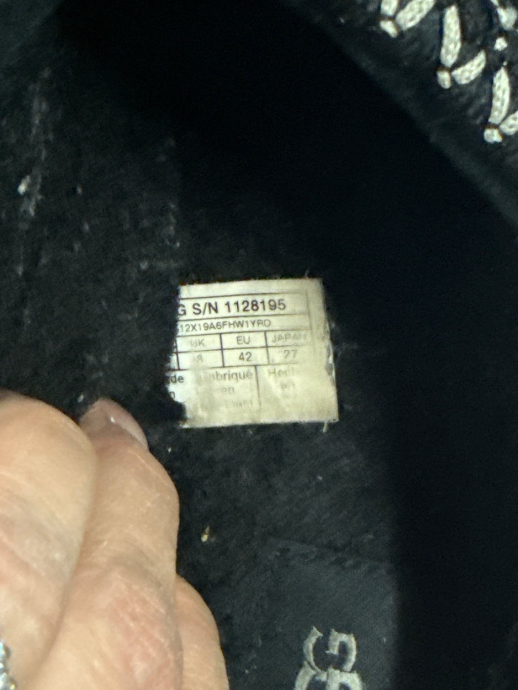 UGG TASMAN CHOPD SLIP-ONS (org$140)