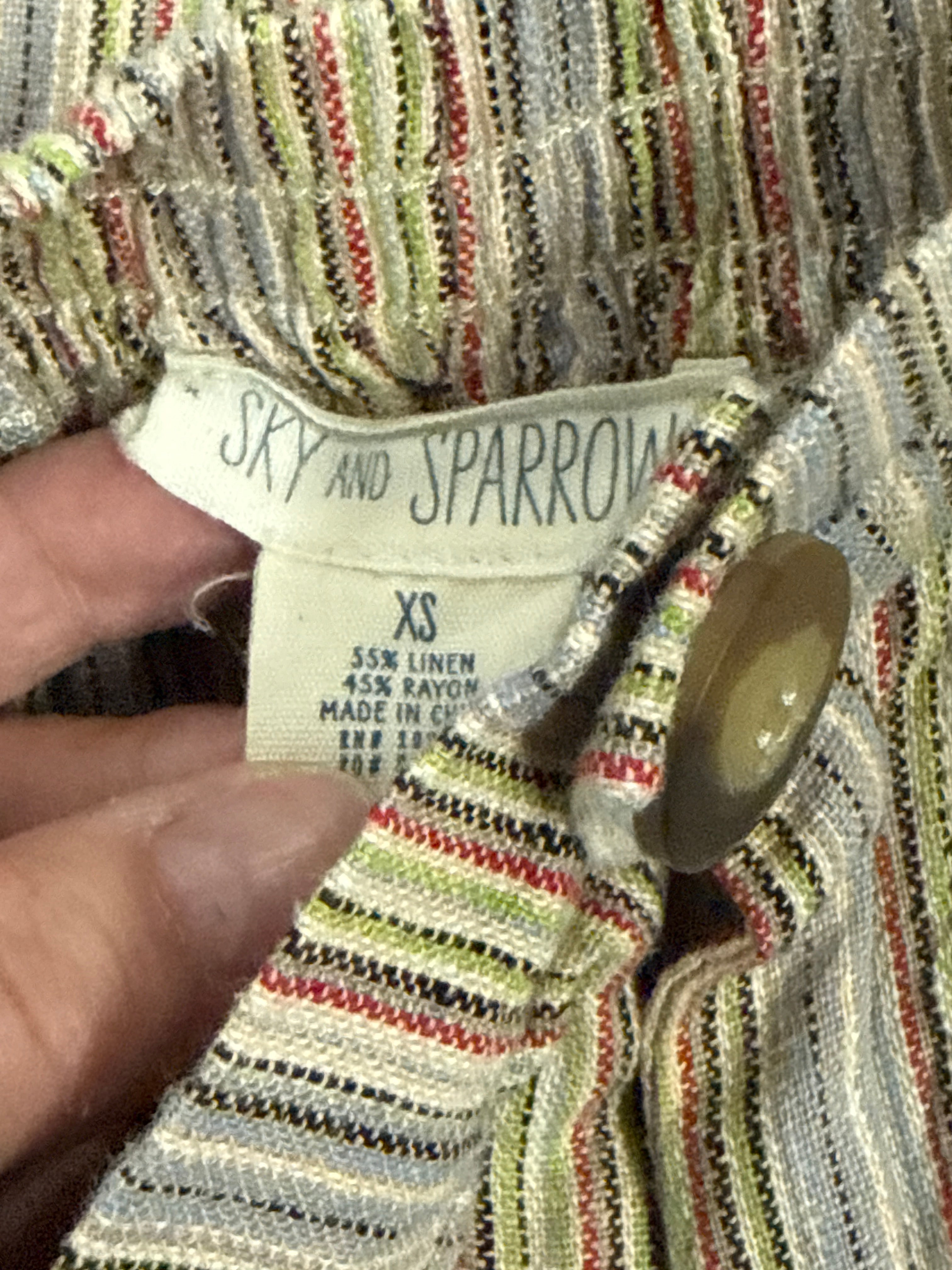 Sky & Sparrow Linen Crop Pant