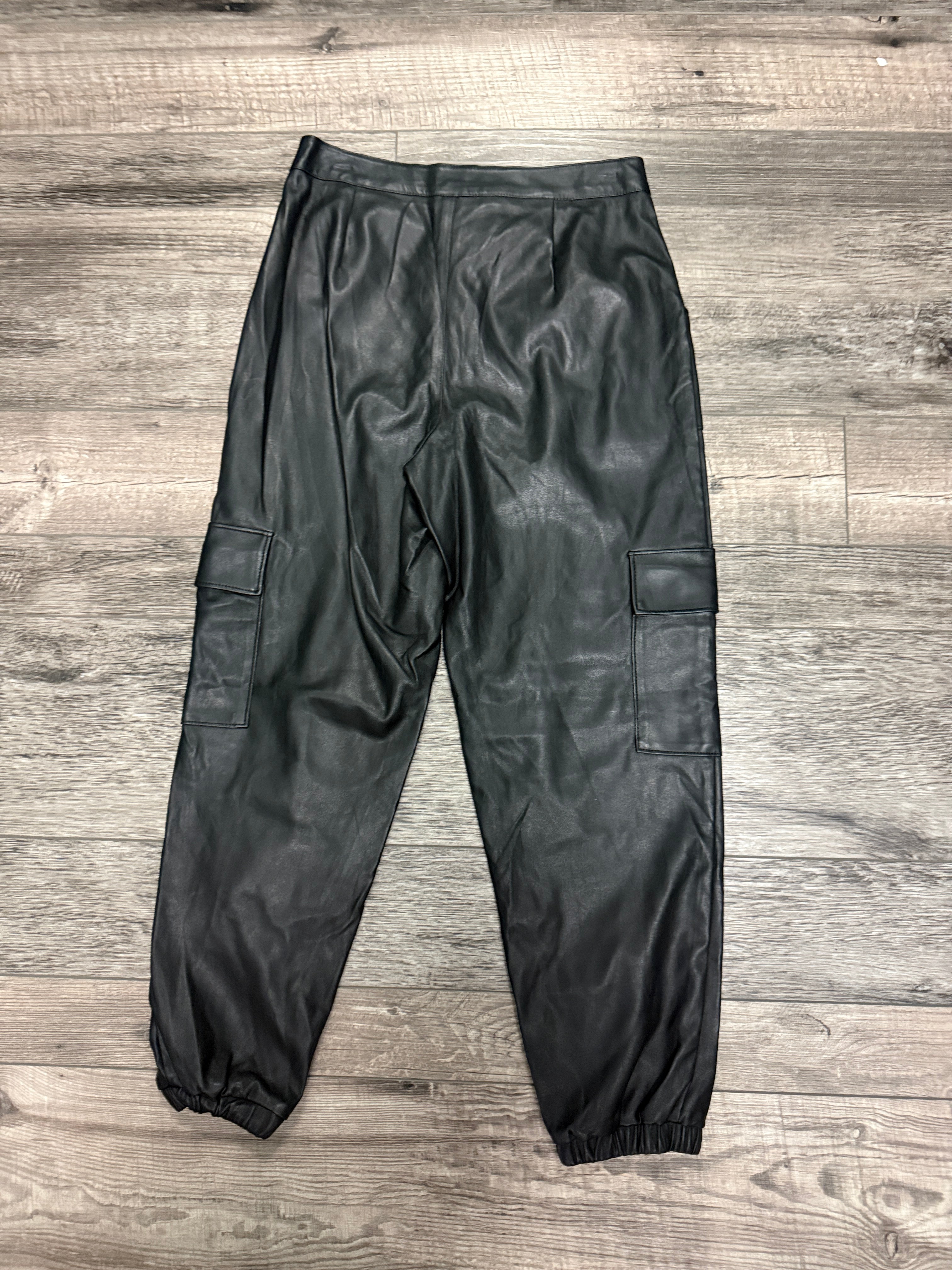 WEISSMAN VEGAN LEATHER JOGGERS