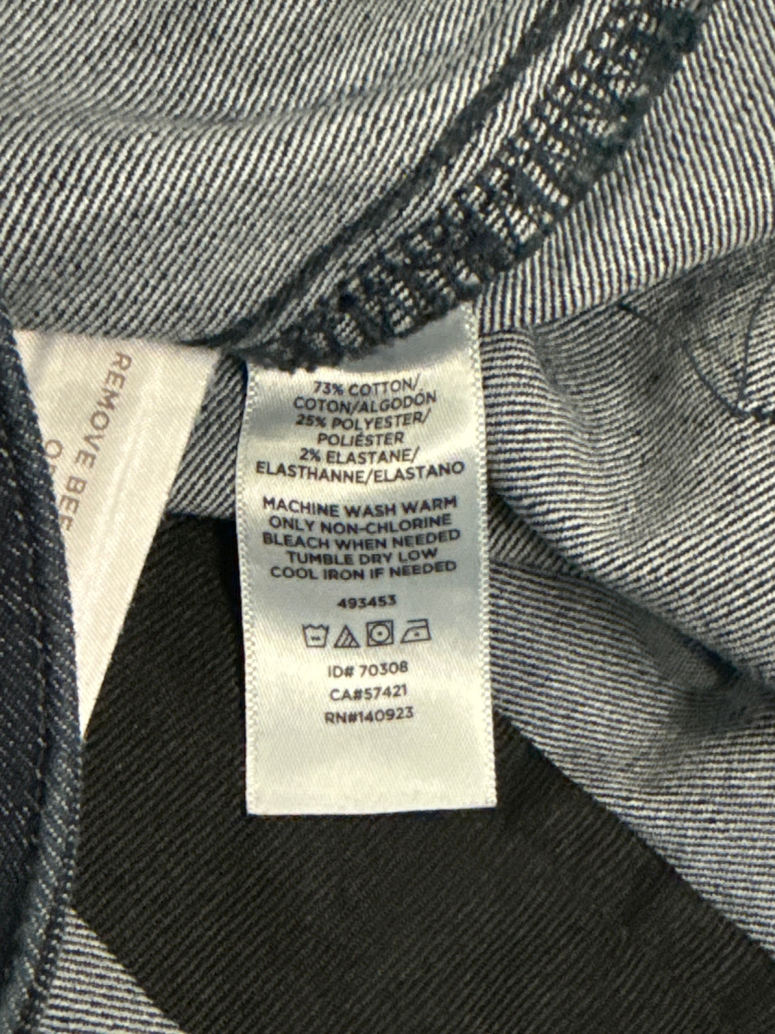 LOFT DENIM A-LINE MINI SKIRT