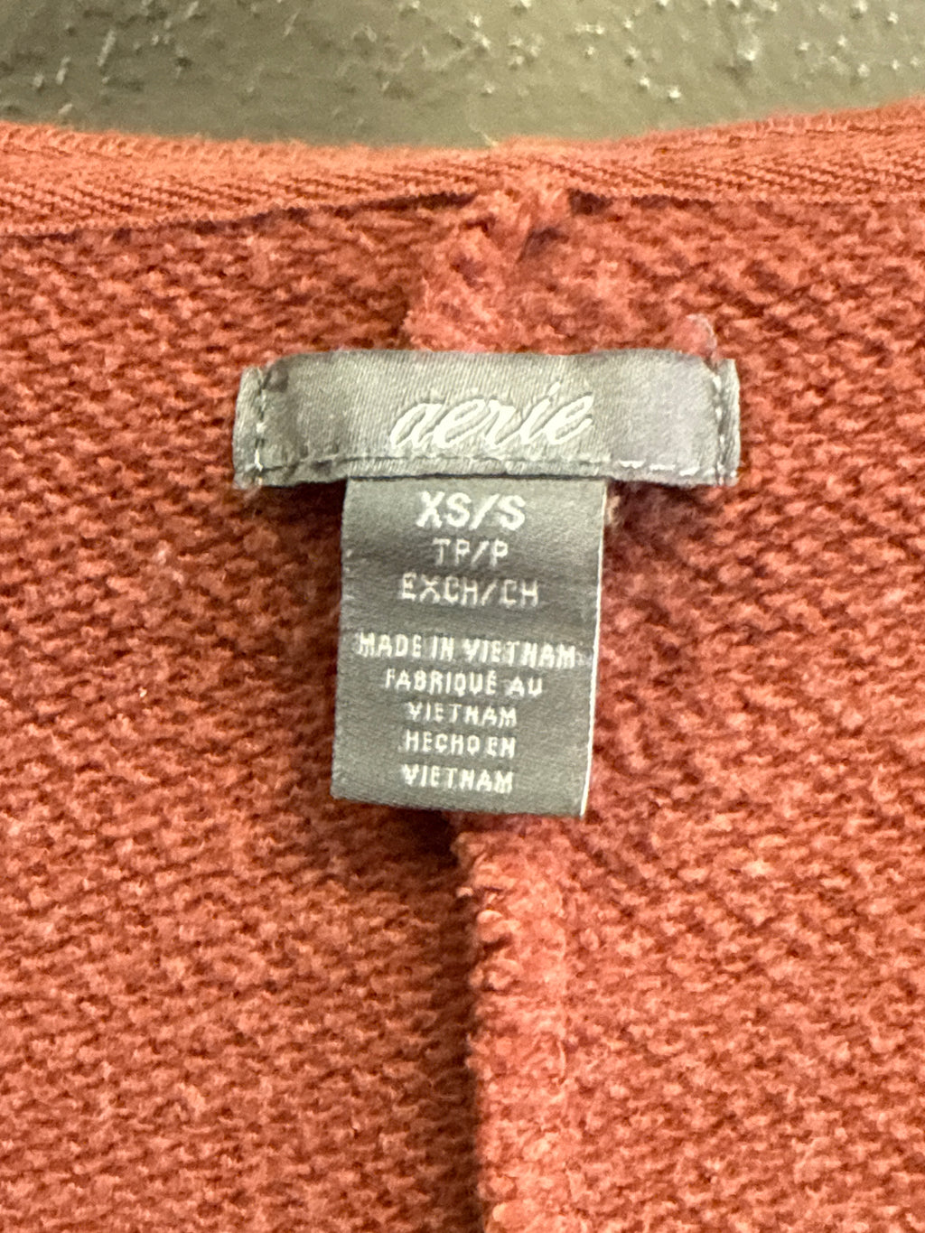 AERIE OVERSIZED HOODED CARDIGAN