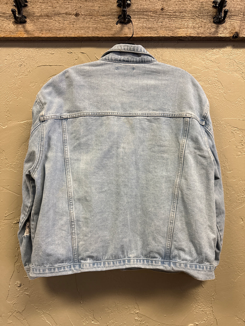 DISTRESSED DENIM JACKET