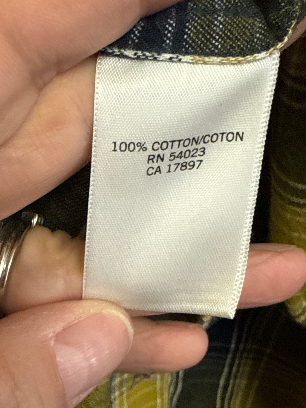 BANANA REPUBLIC PLAID COTTON SHIRT