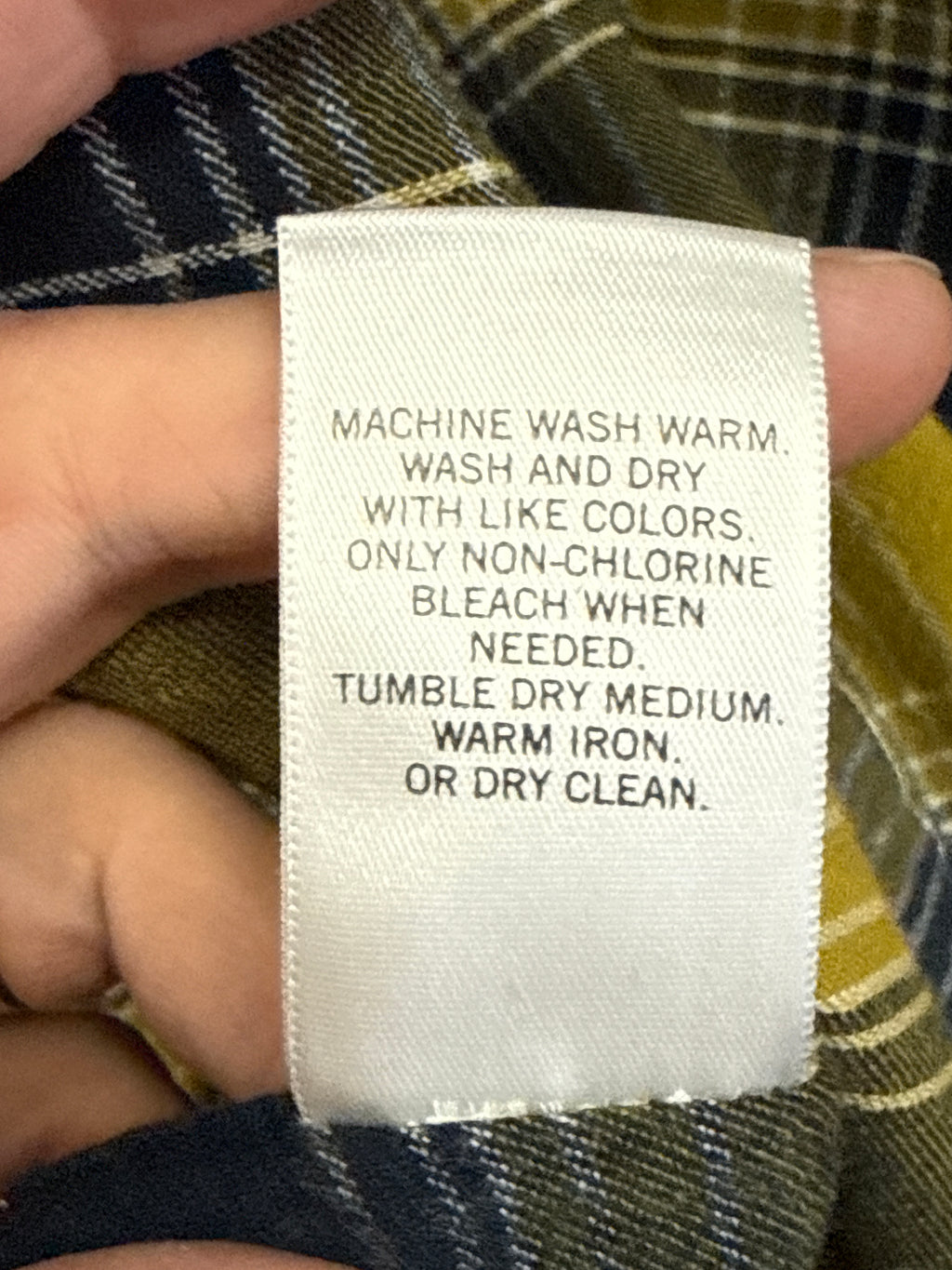 BANANA REPUBLIC PLAID COTTON SHIRT