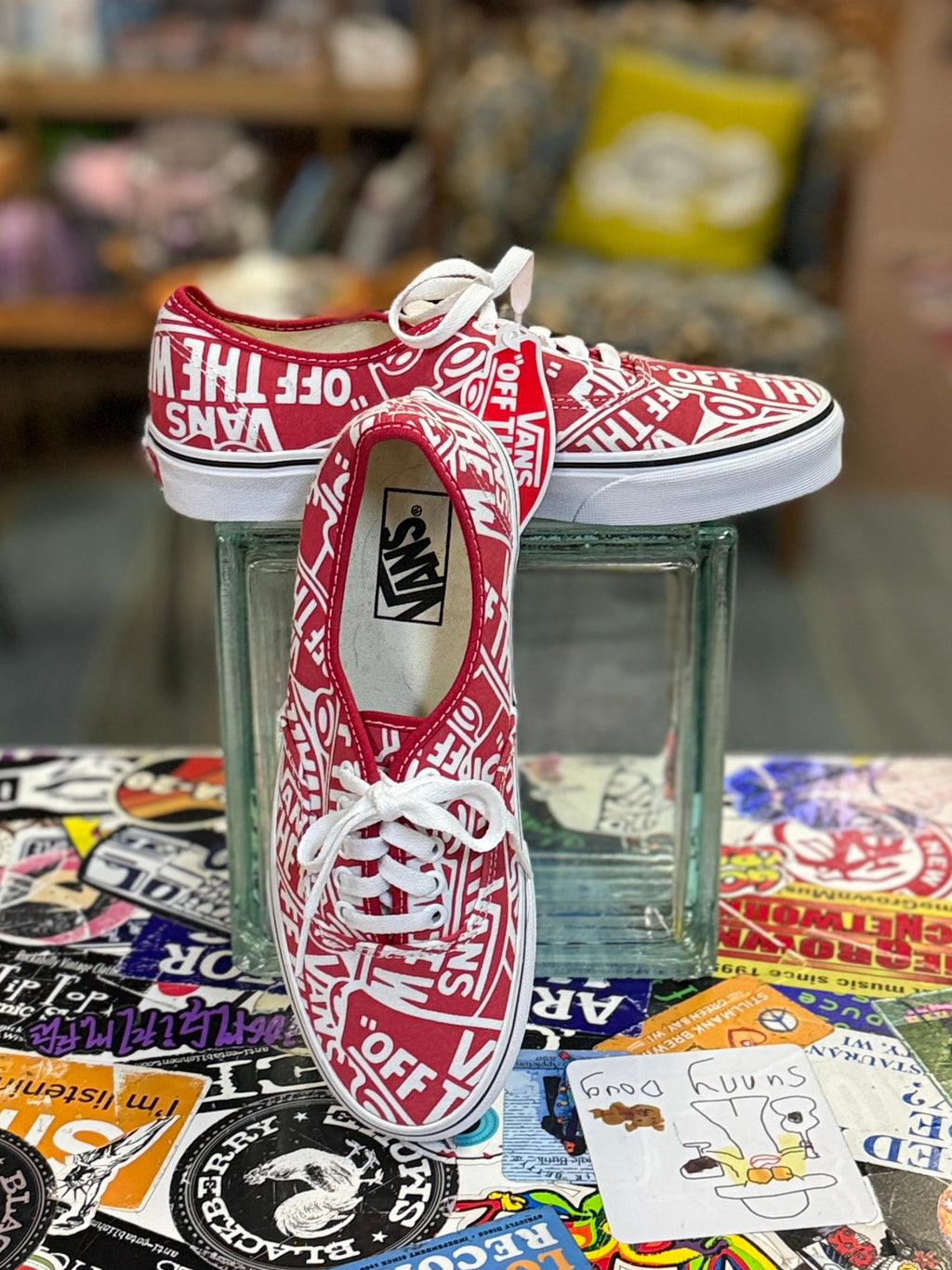 NWT VANS OTW REPEAT REDS