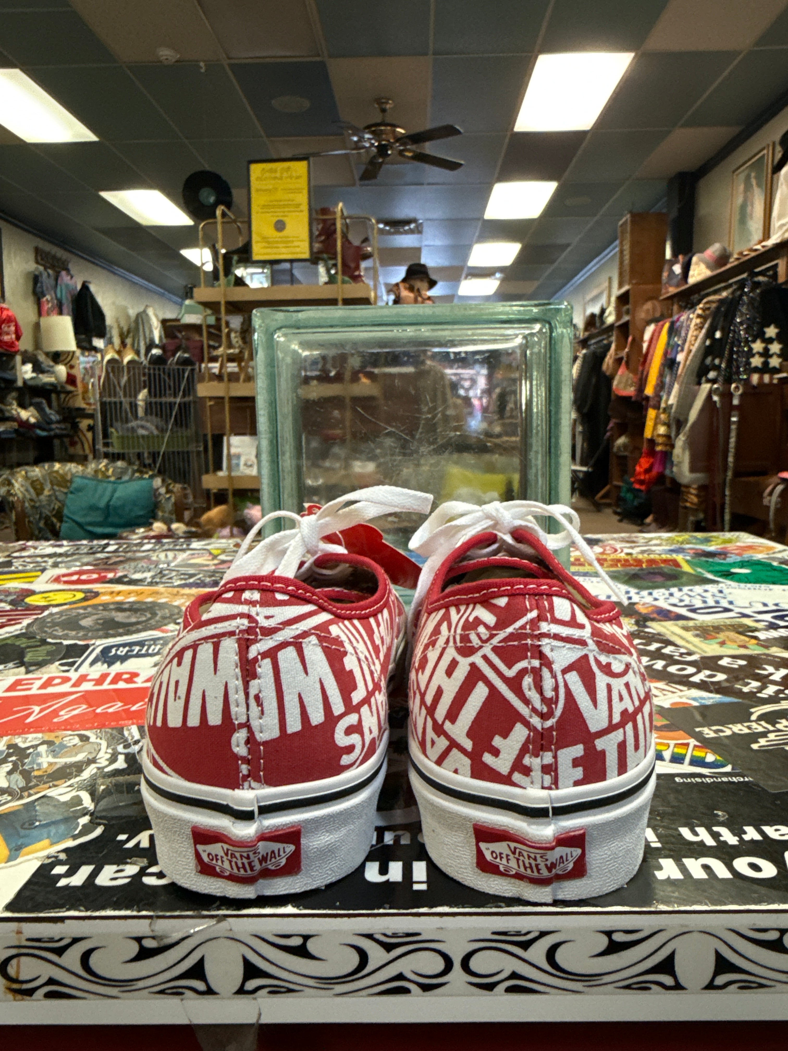 NWT VANS OTW REPEAT REDS