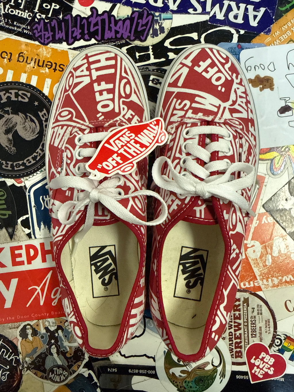 NWT VANS OTW REPEAT REDS