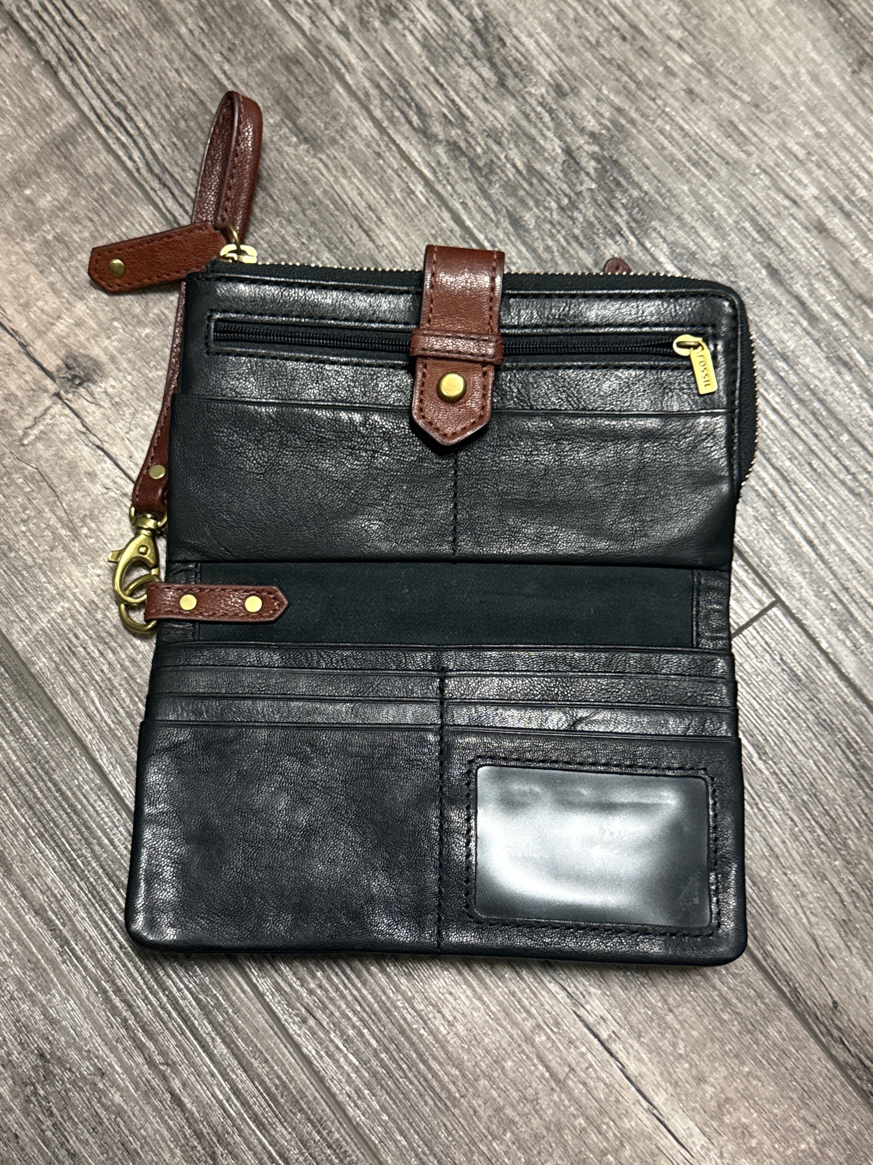 VTG FOSSIL BIFOLD WRISTLET WALLET