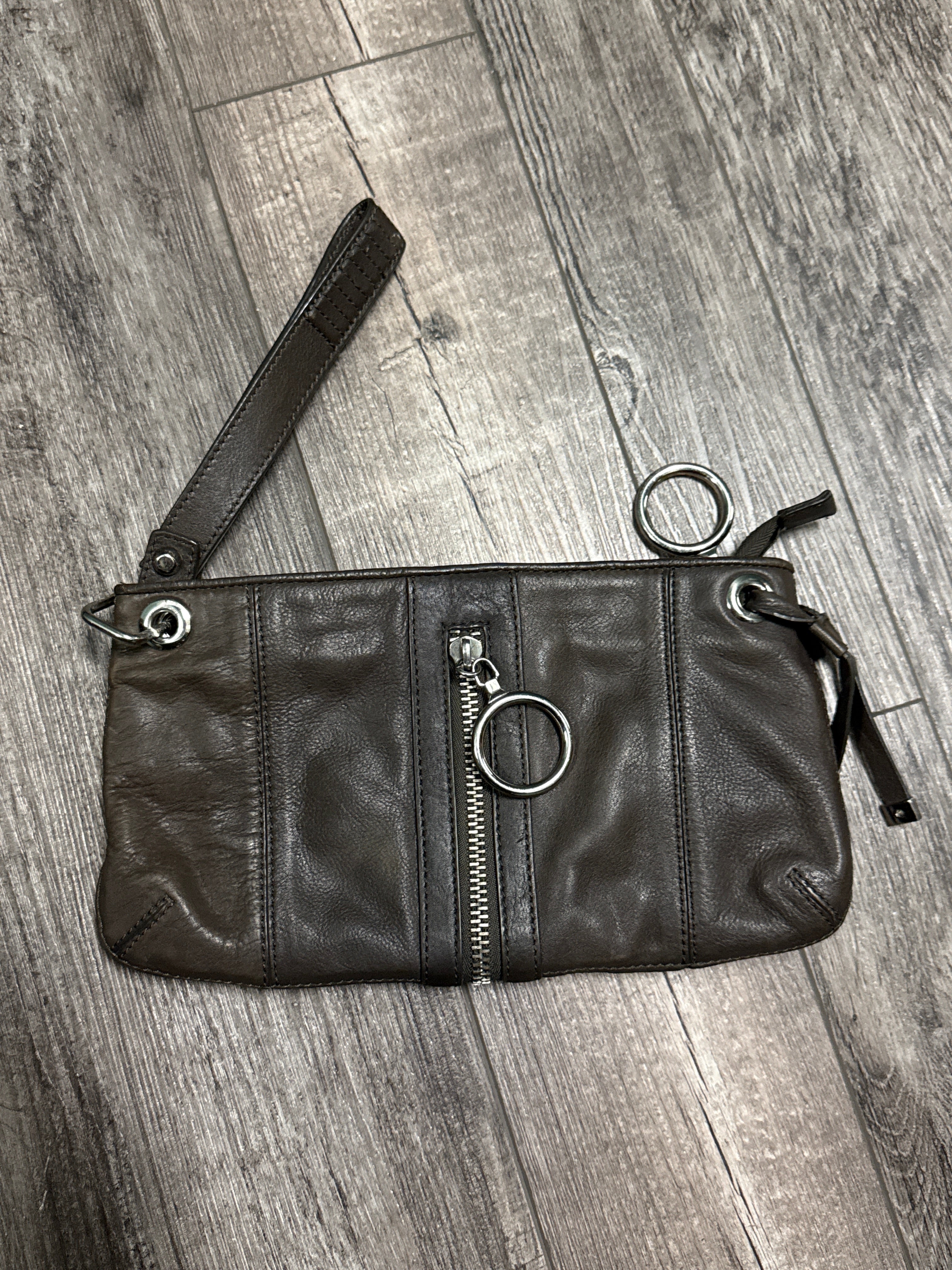 VIA SPIGA LEATHER WRISTLET