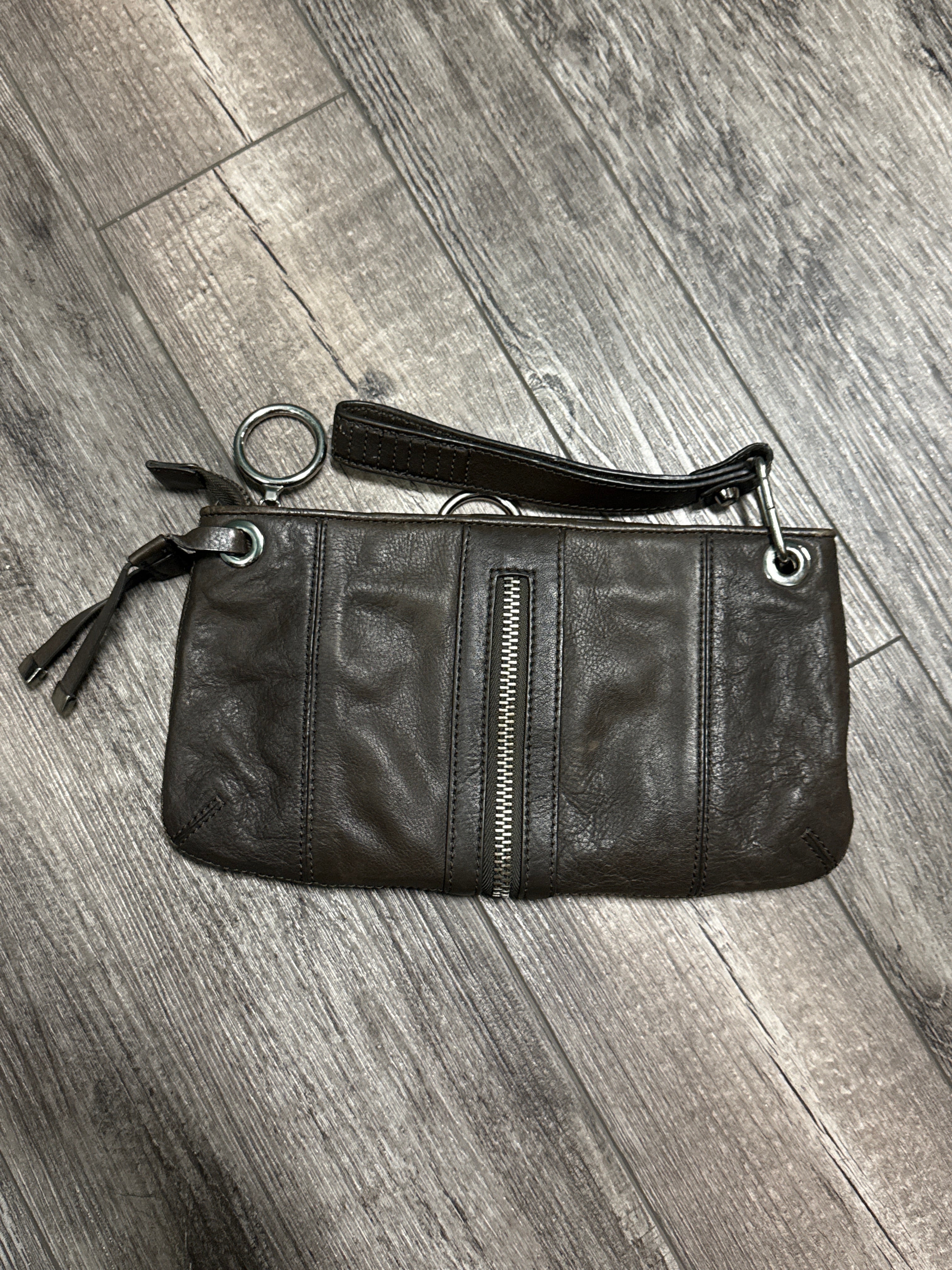 VIA SPIGA LEATHER WRISTLET