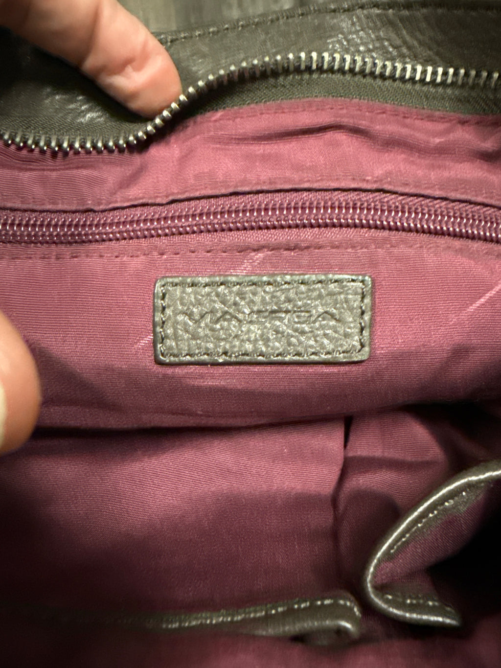 VIA SPIGA LEATHER WRISTLET