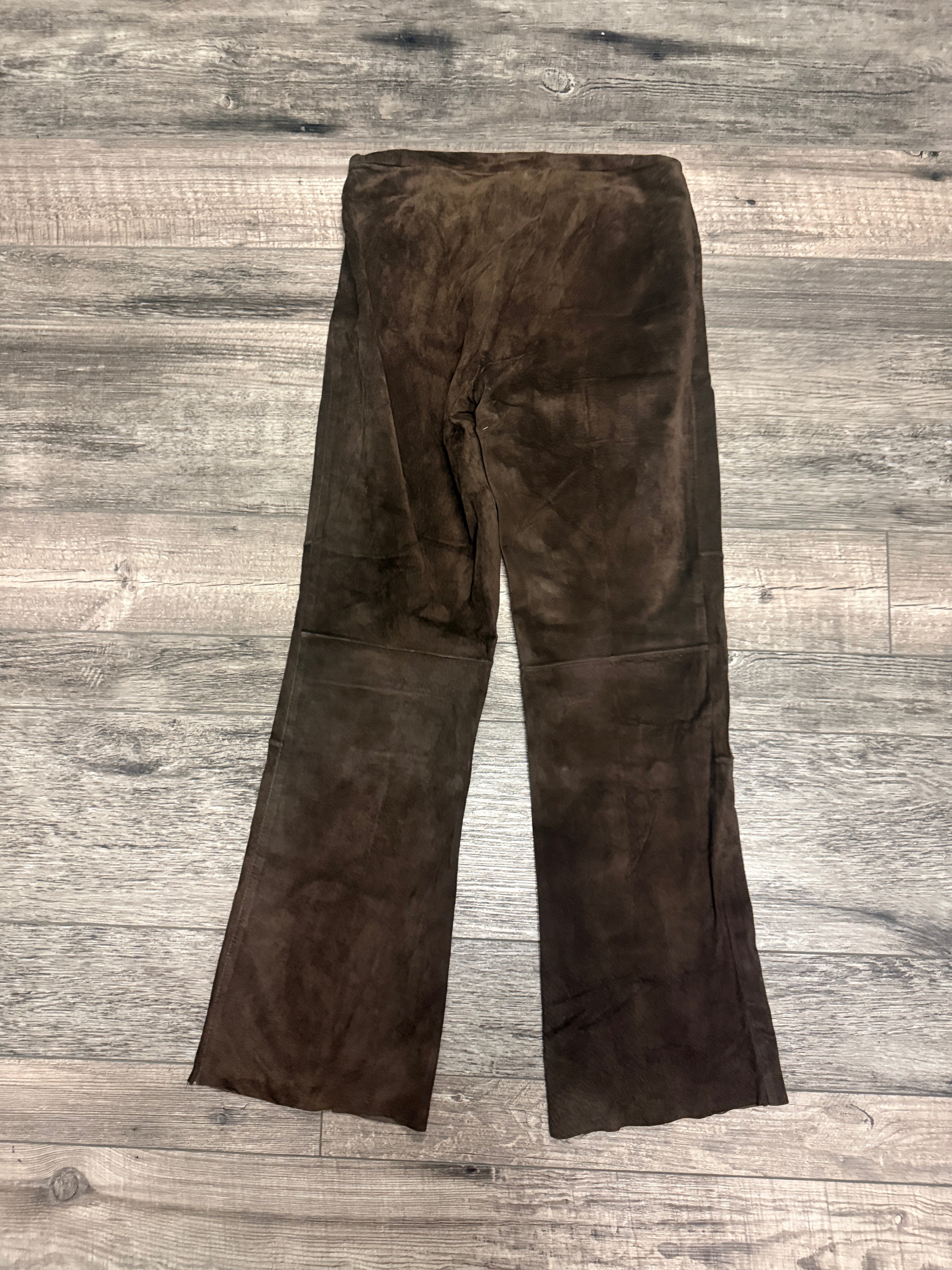 VTG BROWN SUEDE PANTS
