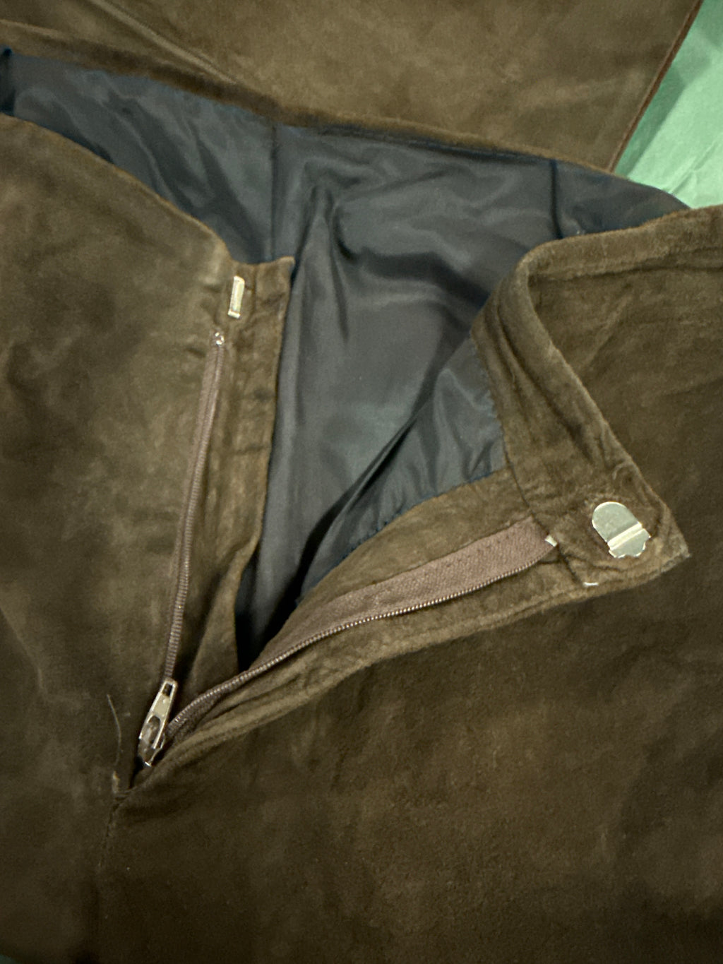 VTG BROWN SUEDE PANTS
