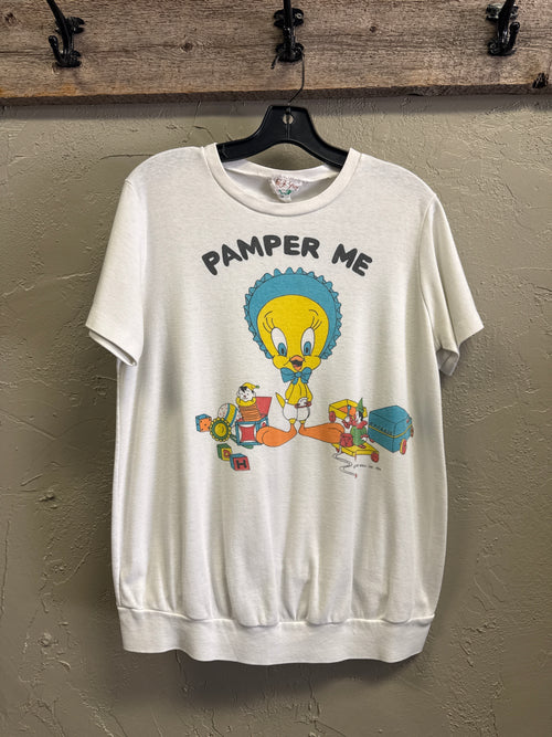*Vtg BJ Frog Looney Toons Tee