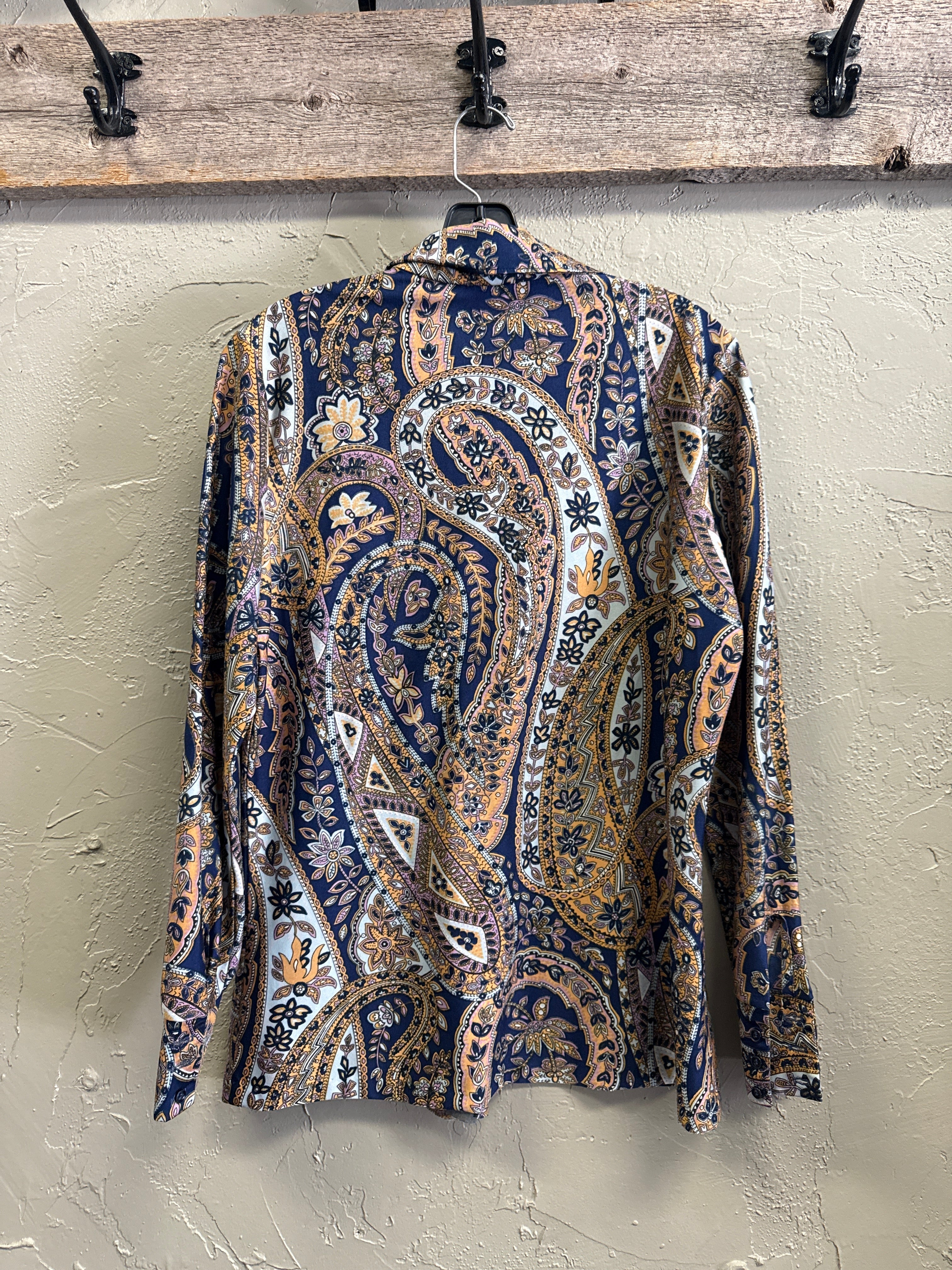 VTG 70's SHIP'N SHORE PAISLEY SHIRT