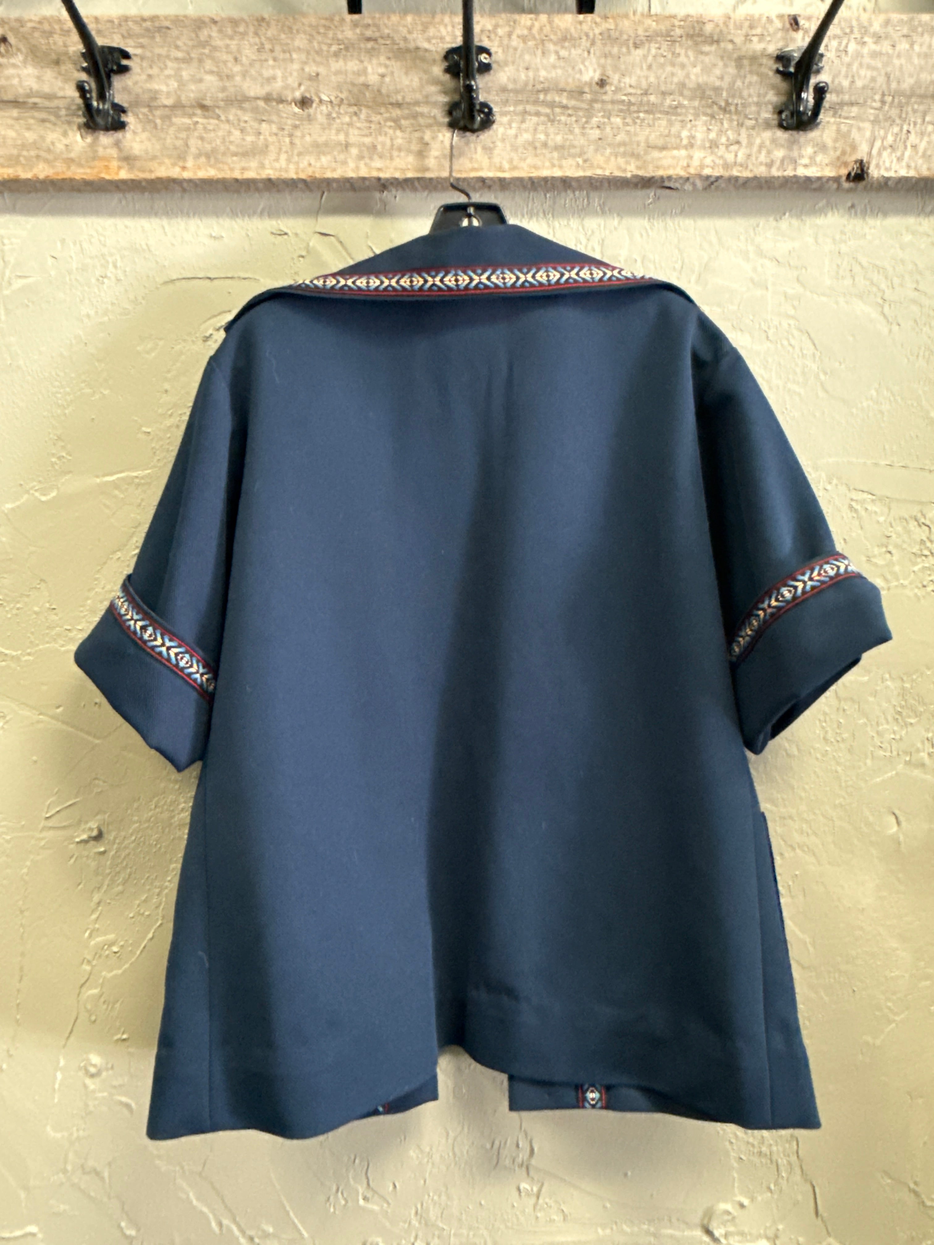 VTG ART-TO-WEAR OPEN COAT