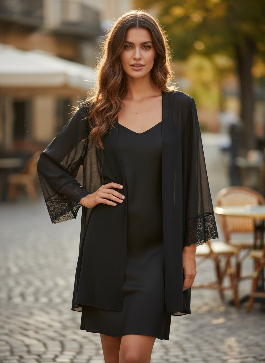 VTG ESCANTE SHEER ROBE