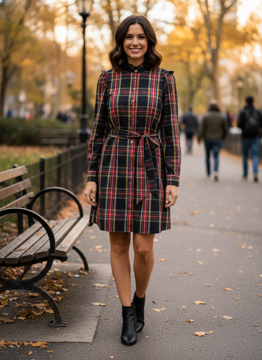 NWOT J Crew Ruffle Shirt Dress (org$90)