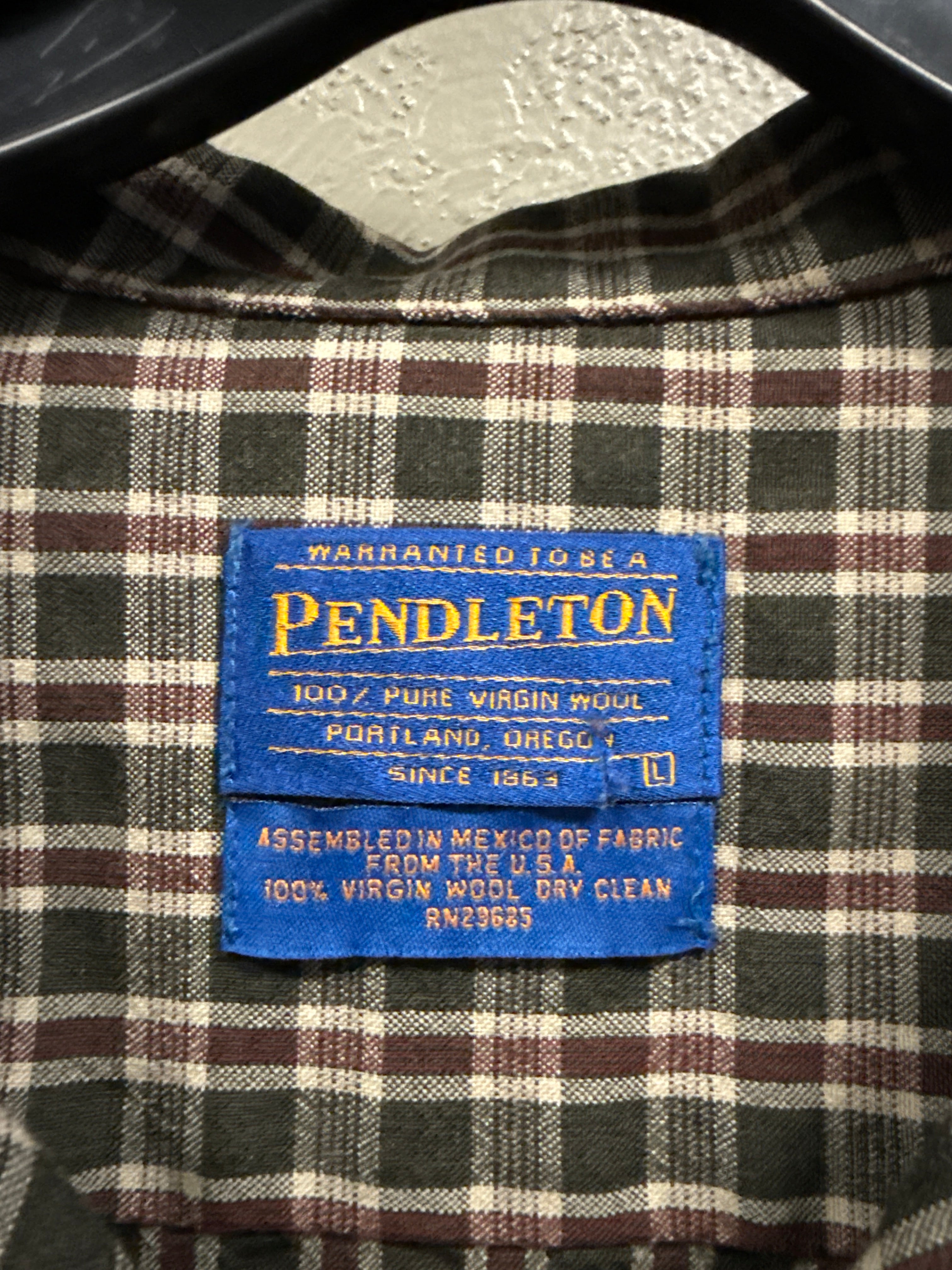 PENDLETON WOOL SHIRT (org$185)