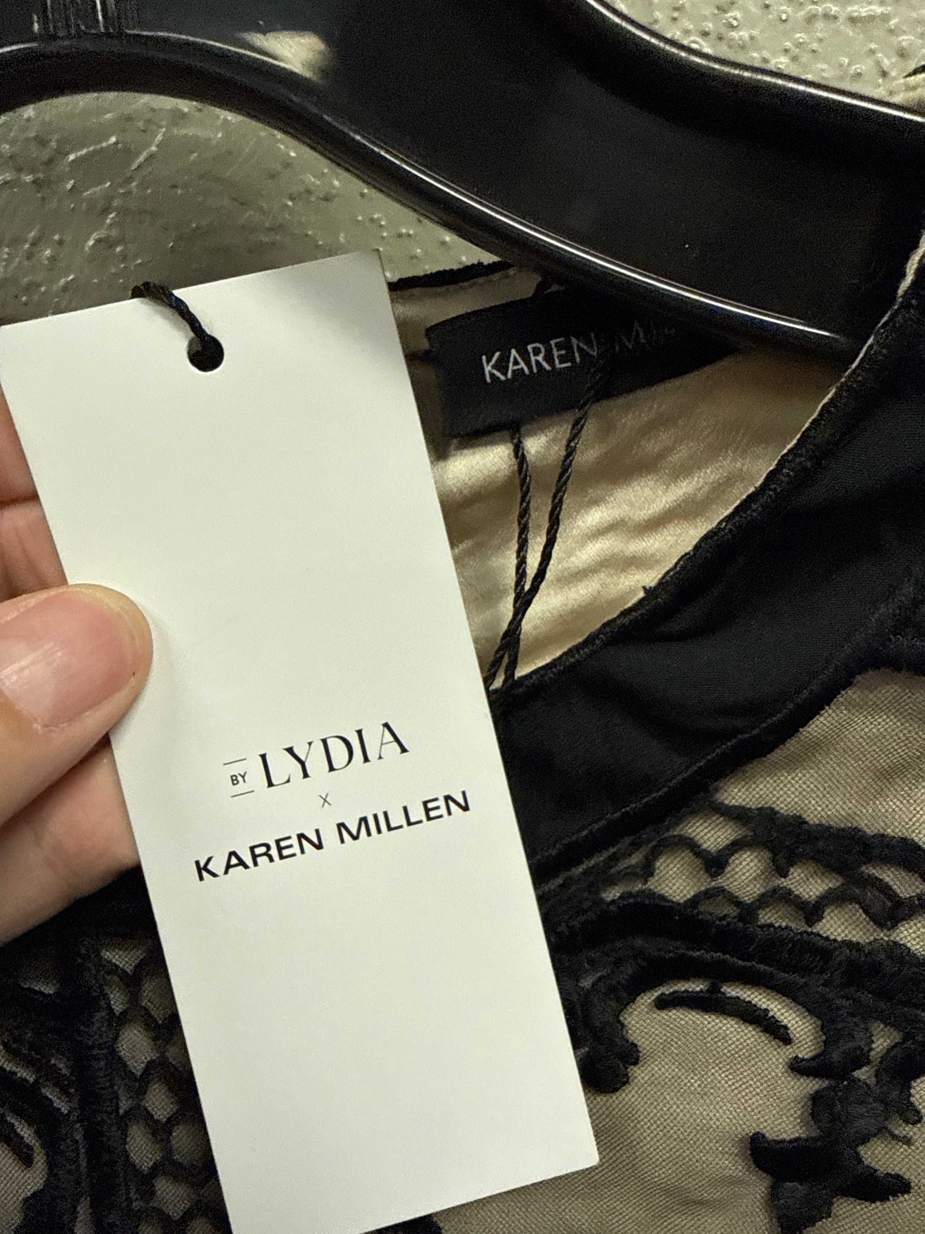 NWT KAREN MILLEN EMBROIDERED DRESS (org$342)