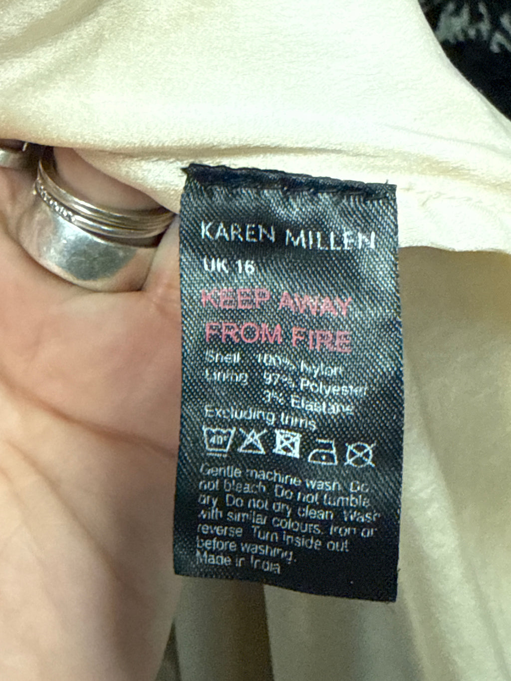 NWT KAREN MILLEN EMBROIDERED DRESS (org$342)