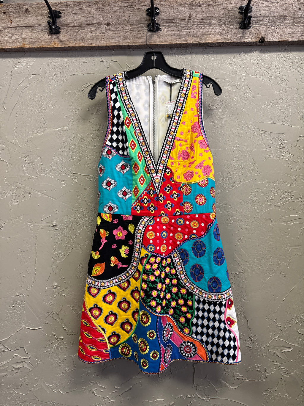 NWT Alice+Olivia Patchwork Dress (org$995)