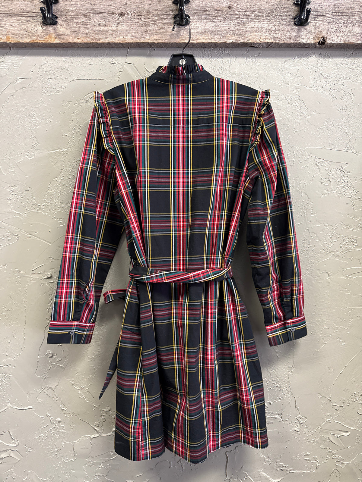 NWOT J Crew Ruffle Shirt Dress (org$90)