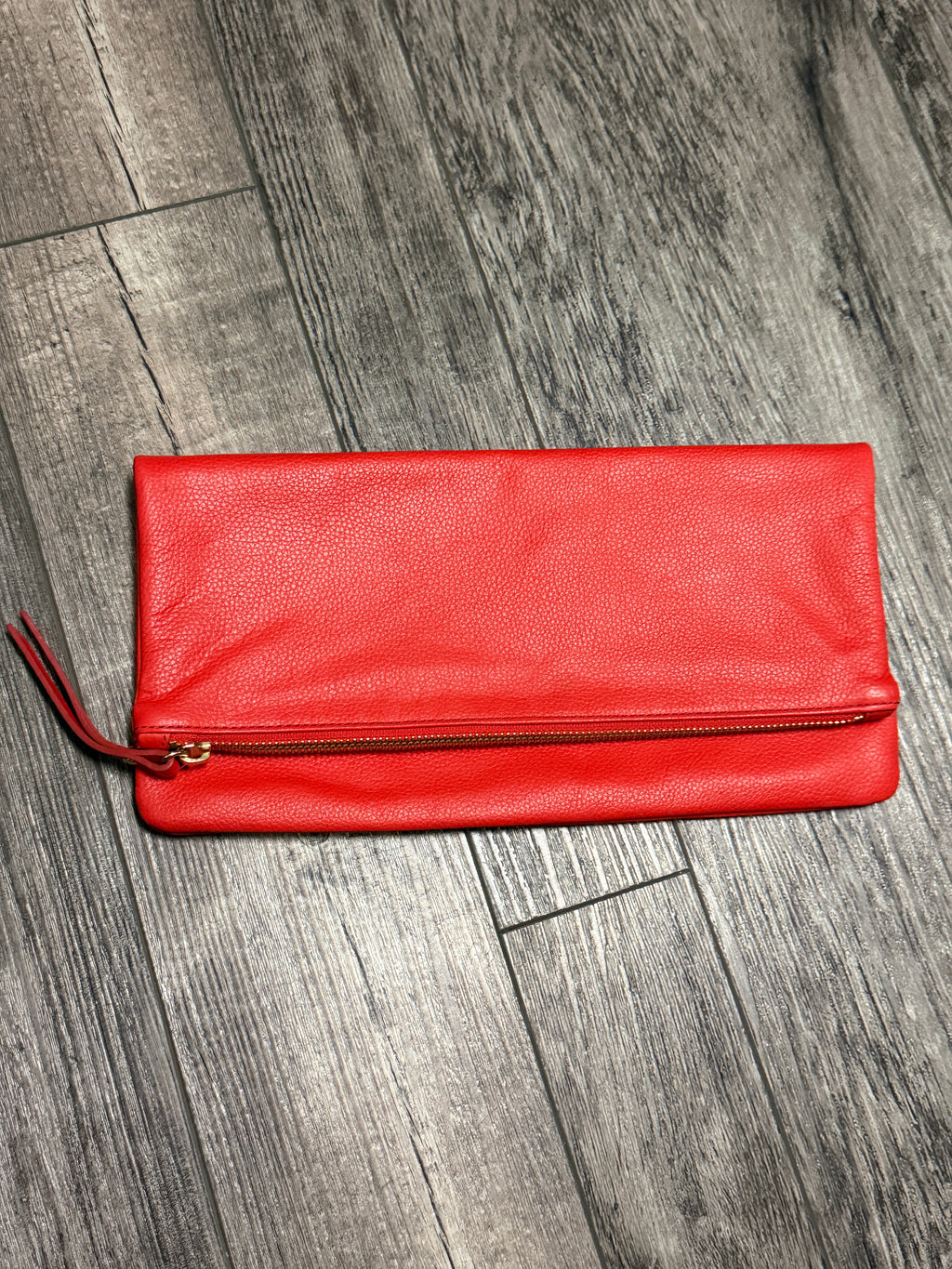 BANANA REPUBLIC FOLDOVER CLUTCH (org$80)