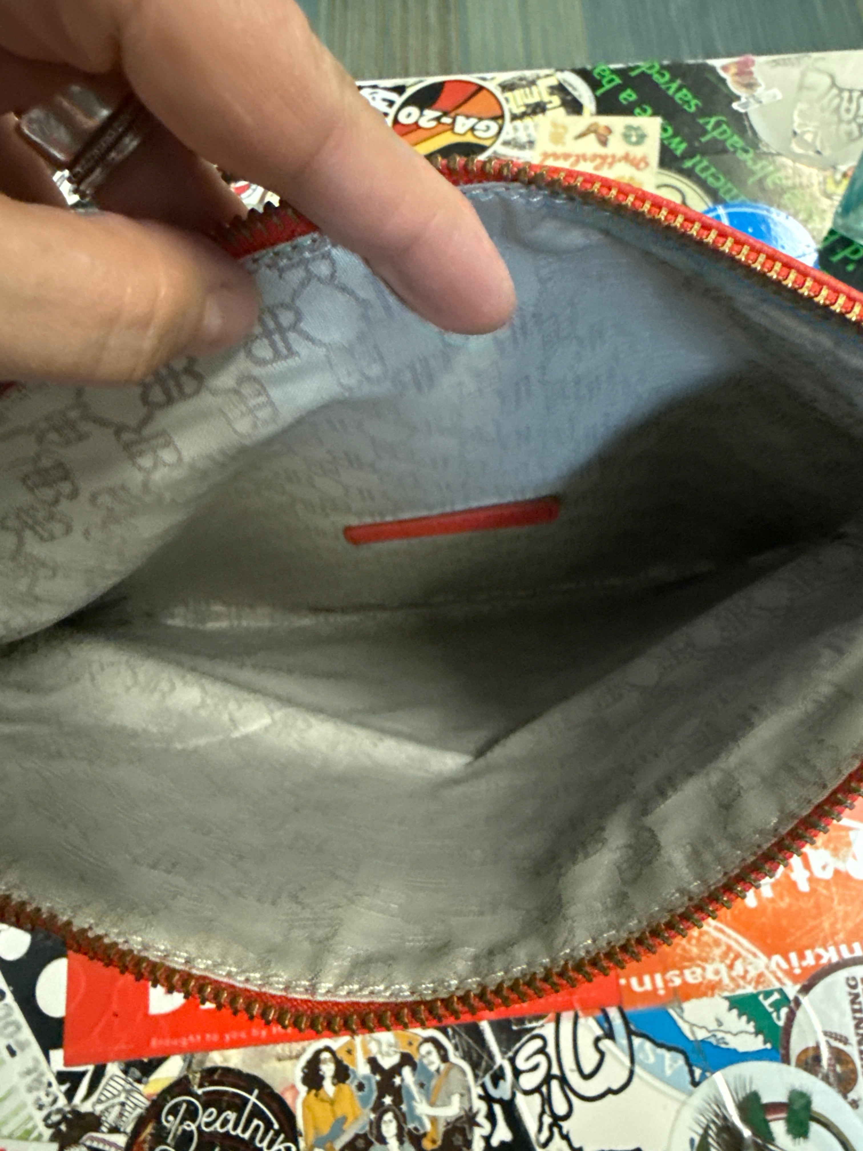 BANANA REPUBLIC FOLDOVER CLUTCH (org$80)