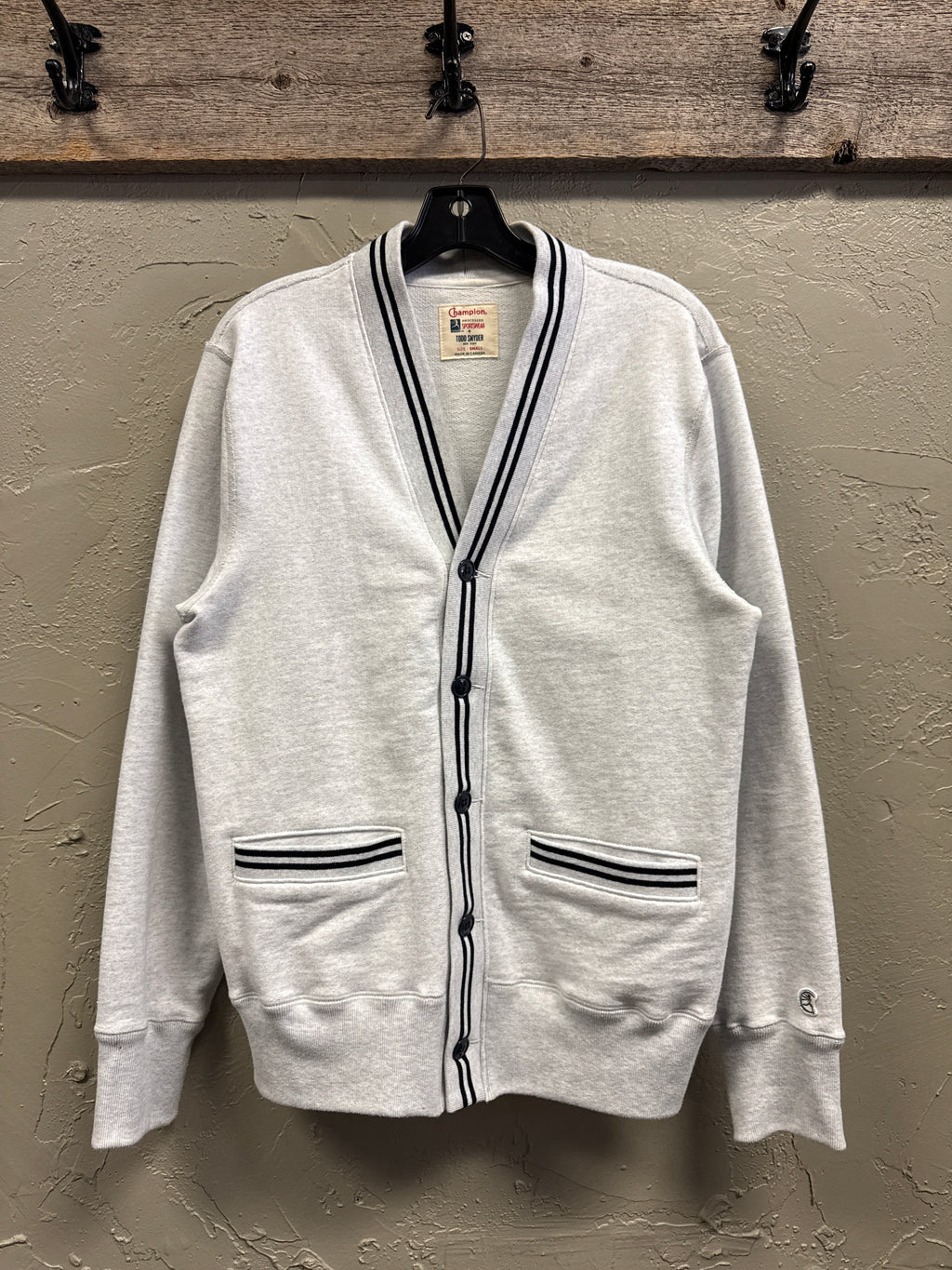 CHAMPION TIPPED CARDIGANS (org$115)
