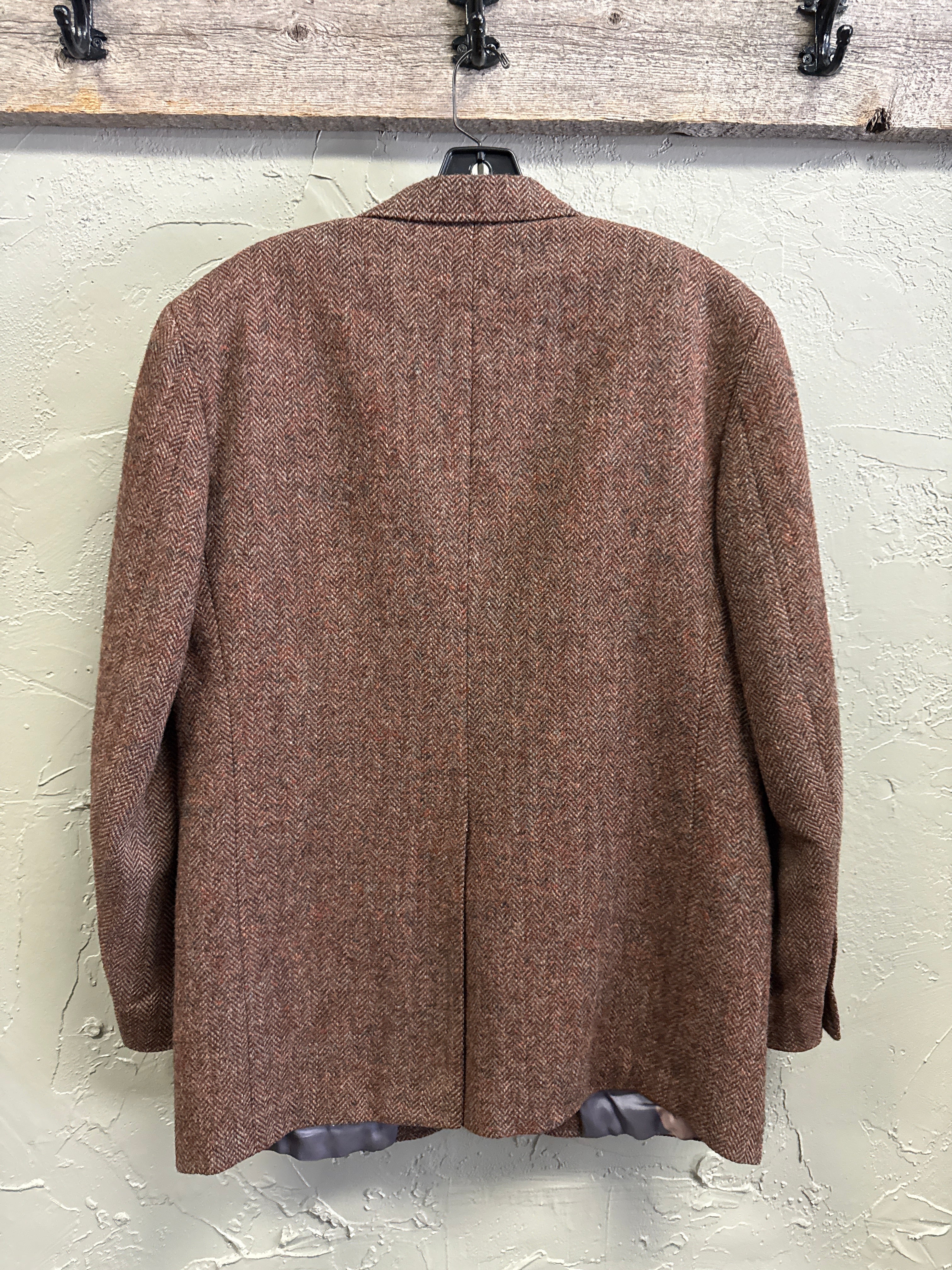 VTG LANDS END HARRIS TWEED BLAZER