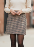 NWT J CREW HOUNDSTOOTH MINI (org$75)