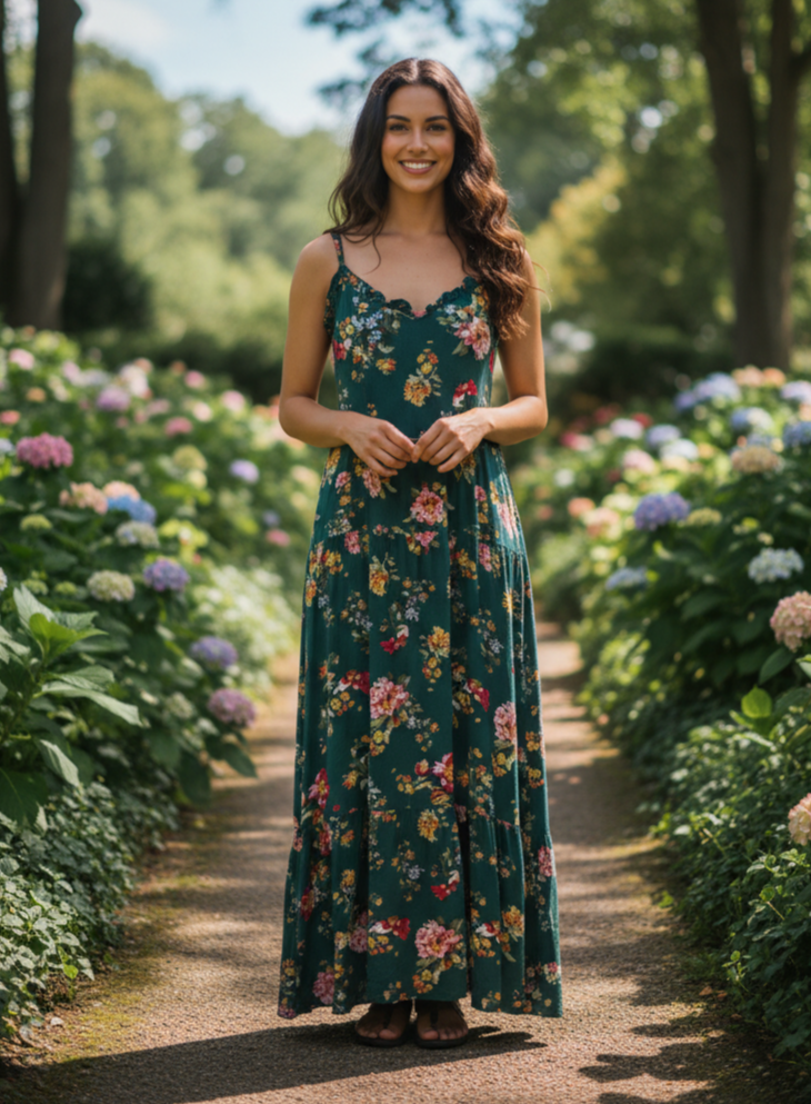 Natural Life Floral Maxi Dress