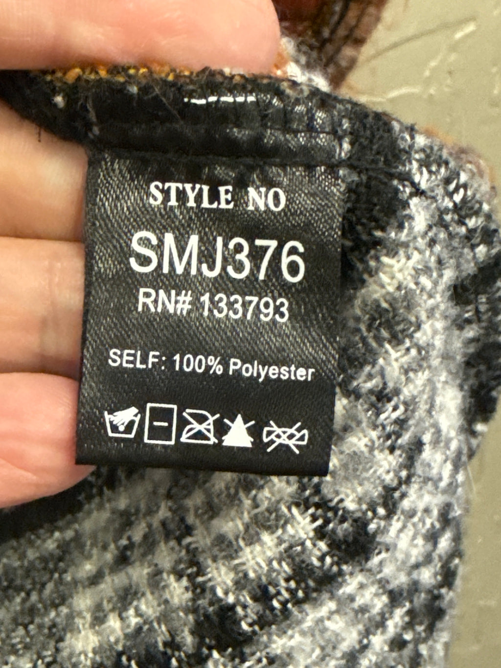 POL Contrast Plaid Shacket