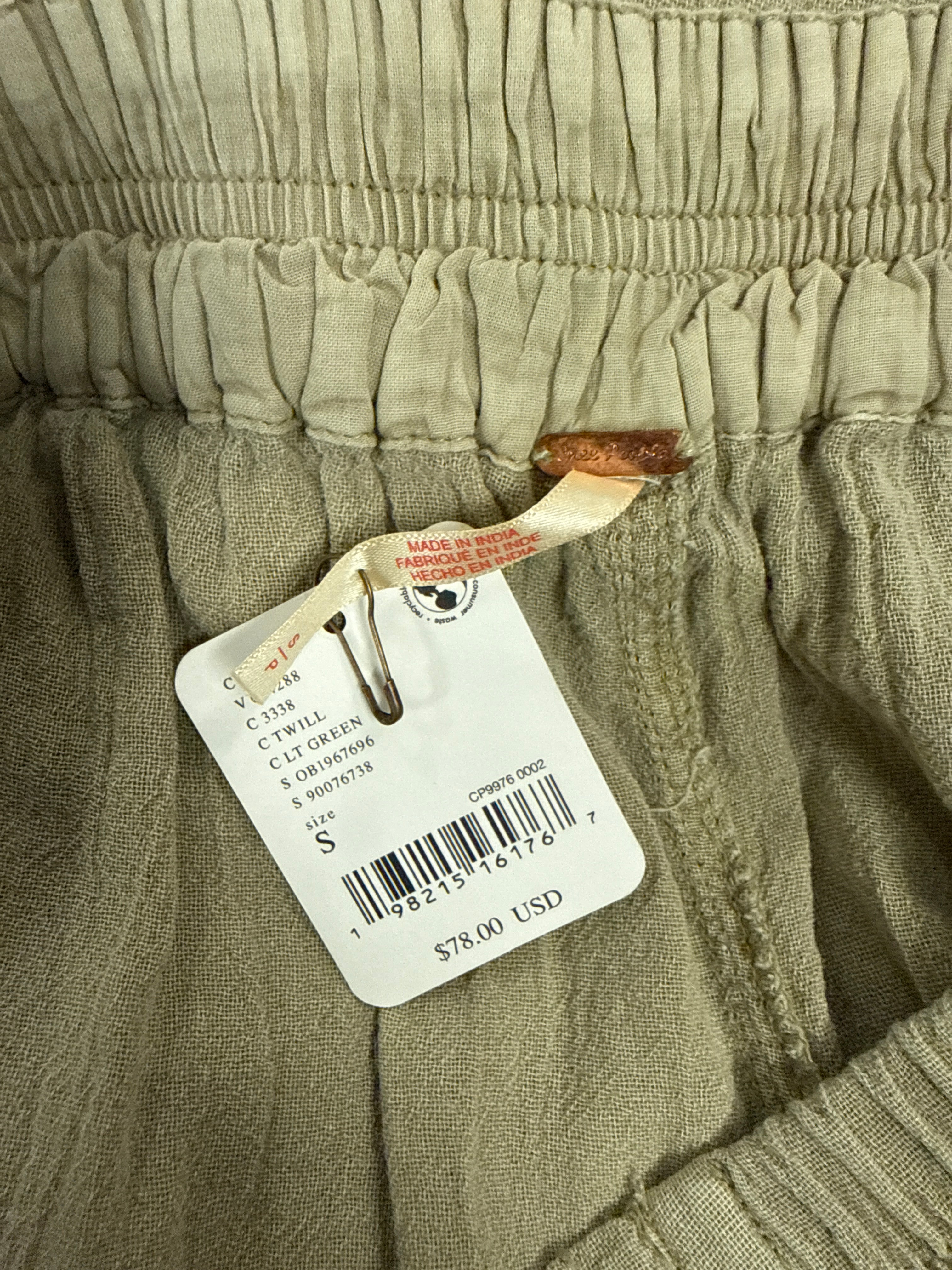 NWT Free People Ruched Pant (org$78)