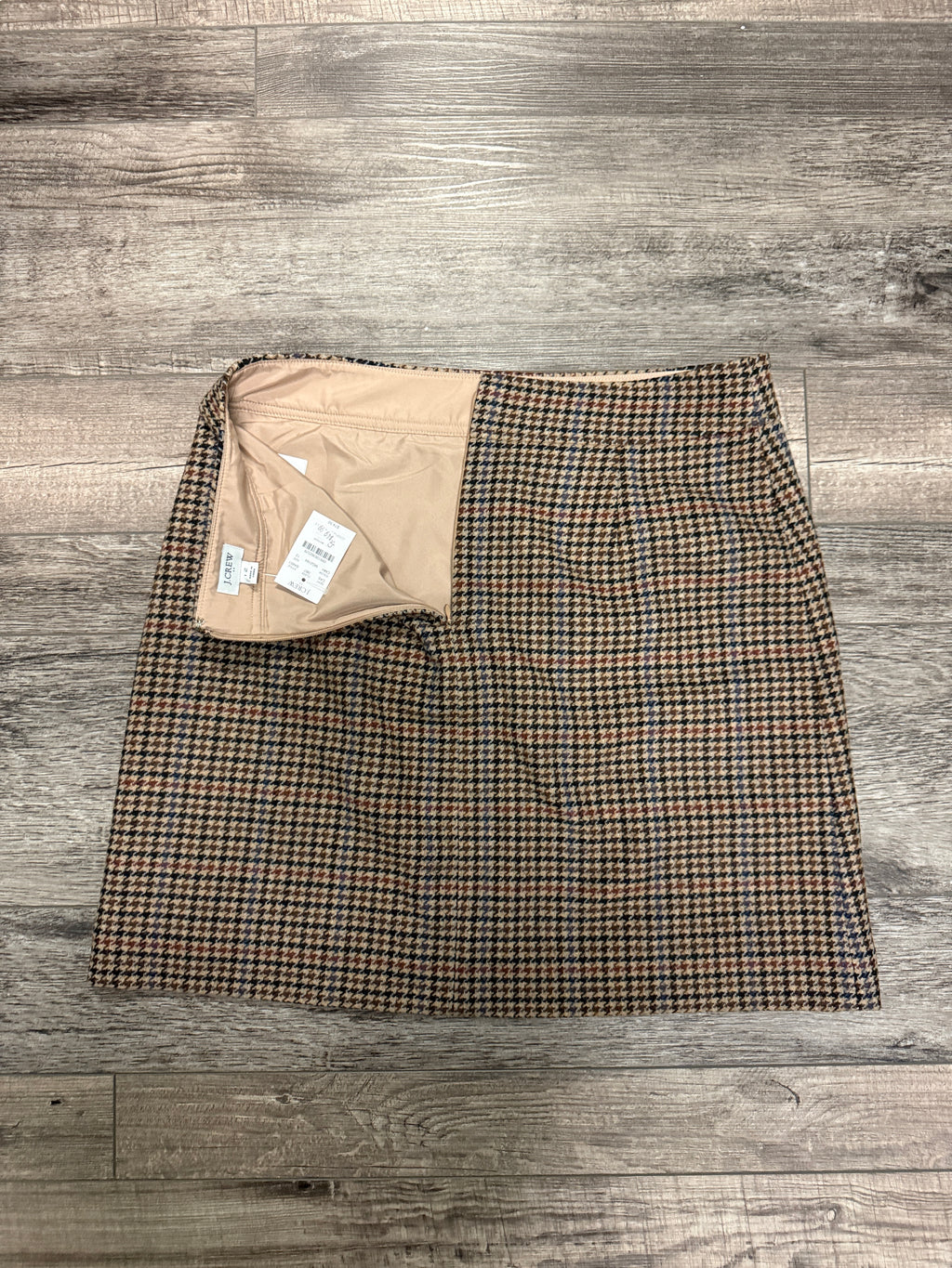 NWT J CREW HOUNDSTOOTH MINI (org$75)