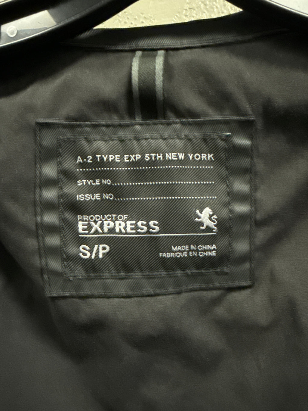 EXPRESS WAXED COTTON MOTO JACKET (org$198)