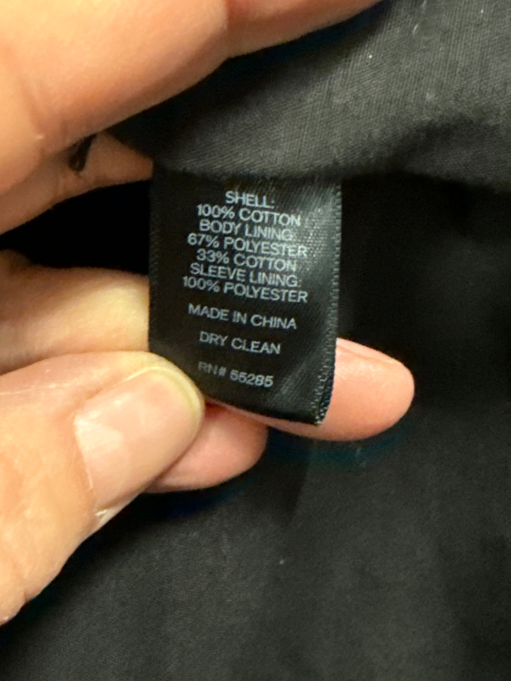 EXPRESS WAXED COTTON MOTO JACKET (org$198)