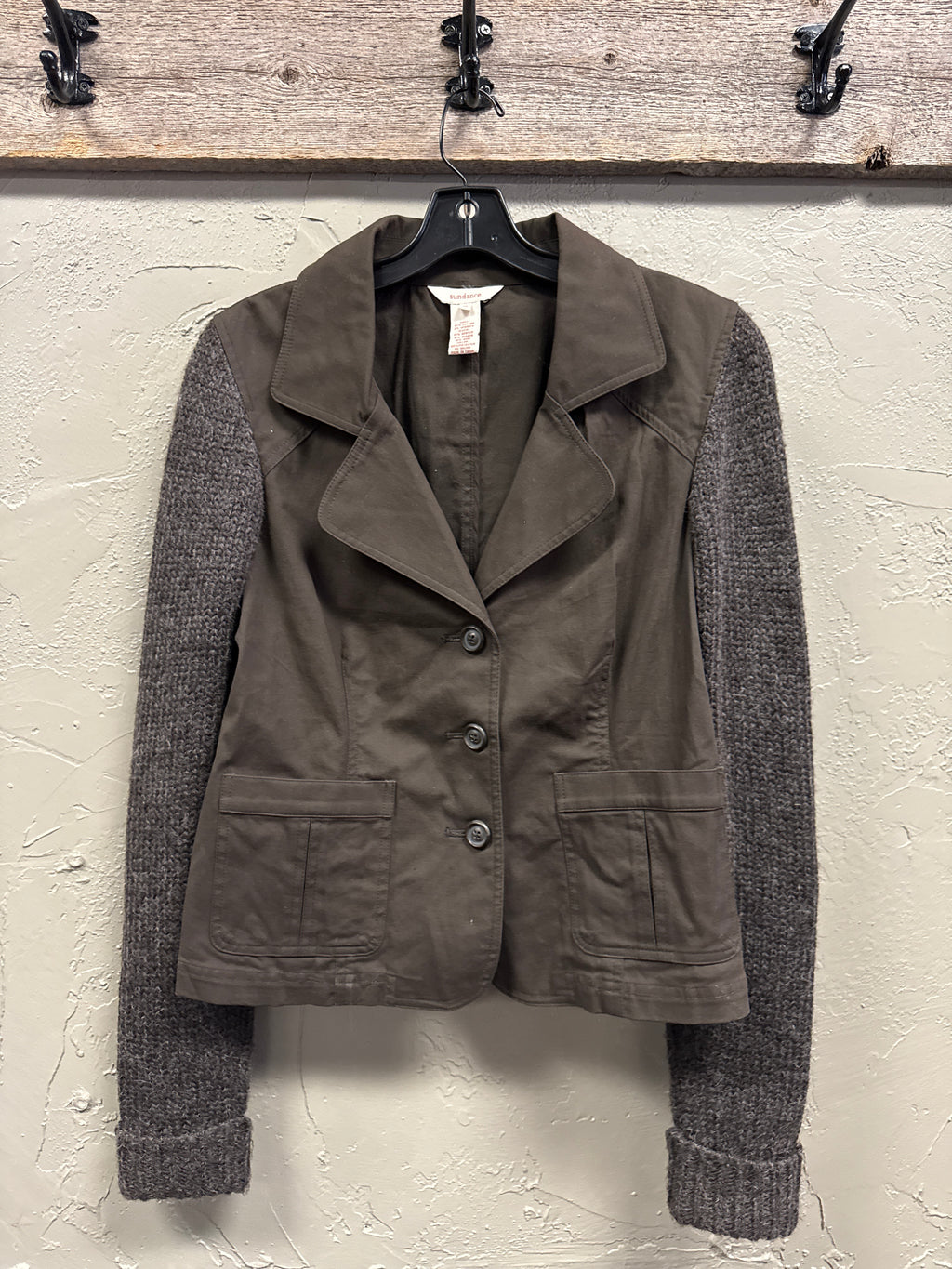 Sundance Mixed-Media Blazer (org$248)