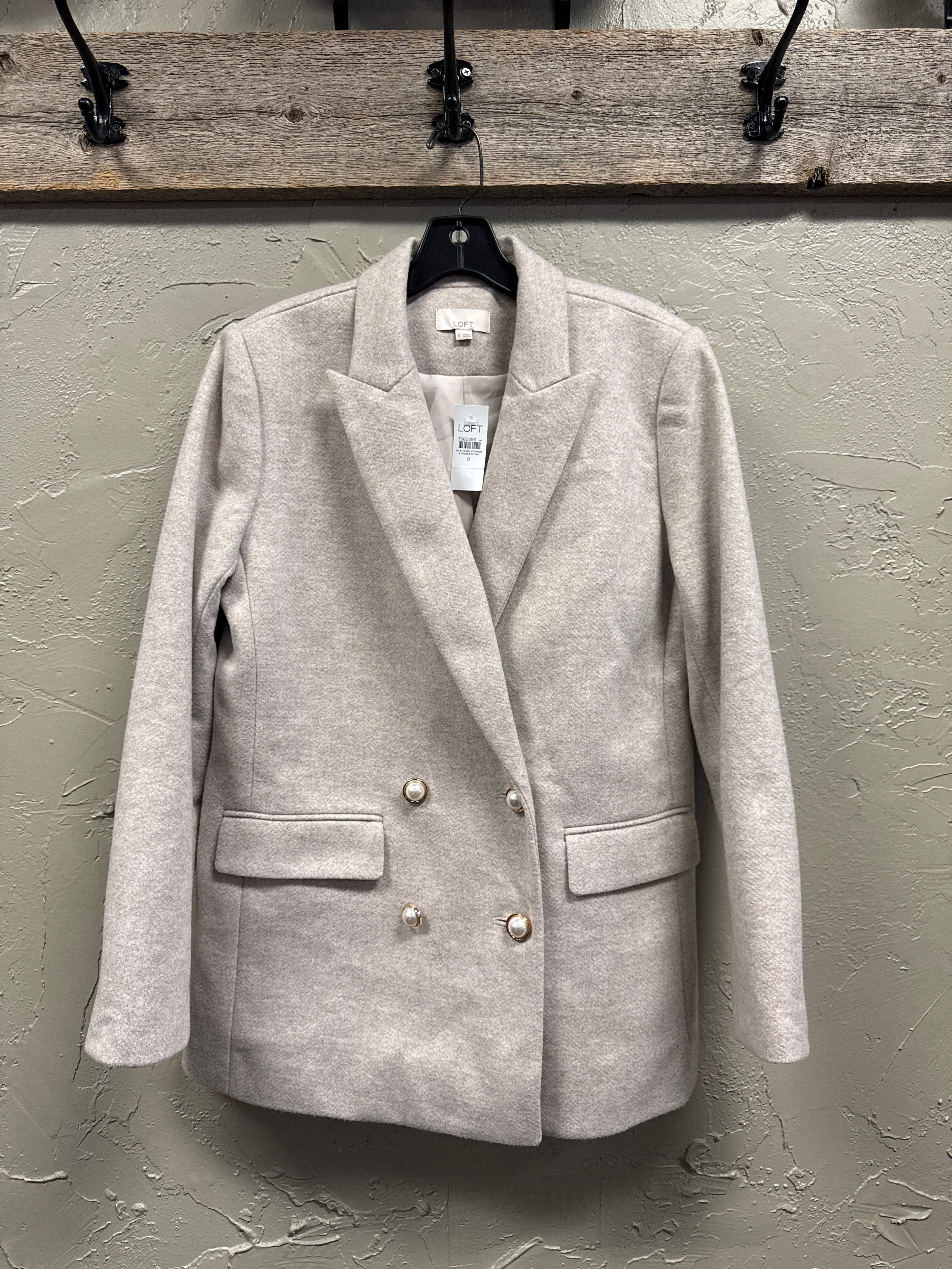 NWT LOFT DBL BREASTED BLAZER (org$160)