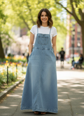 En Creme Denim Look Dress (org$70)