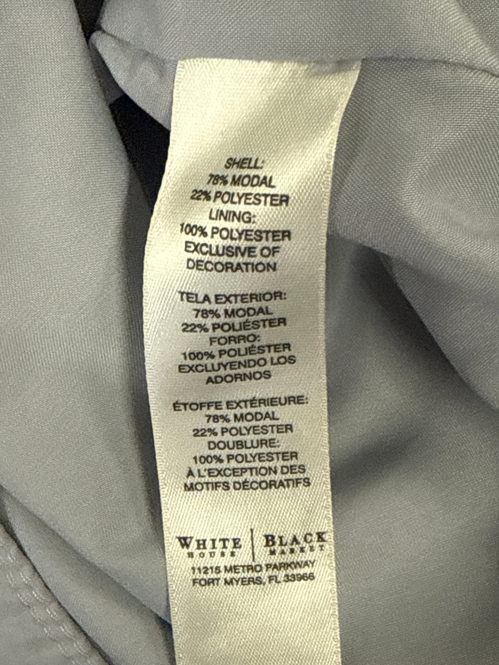 WHBM Mini Utility Skirt (org$79)