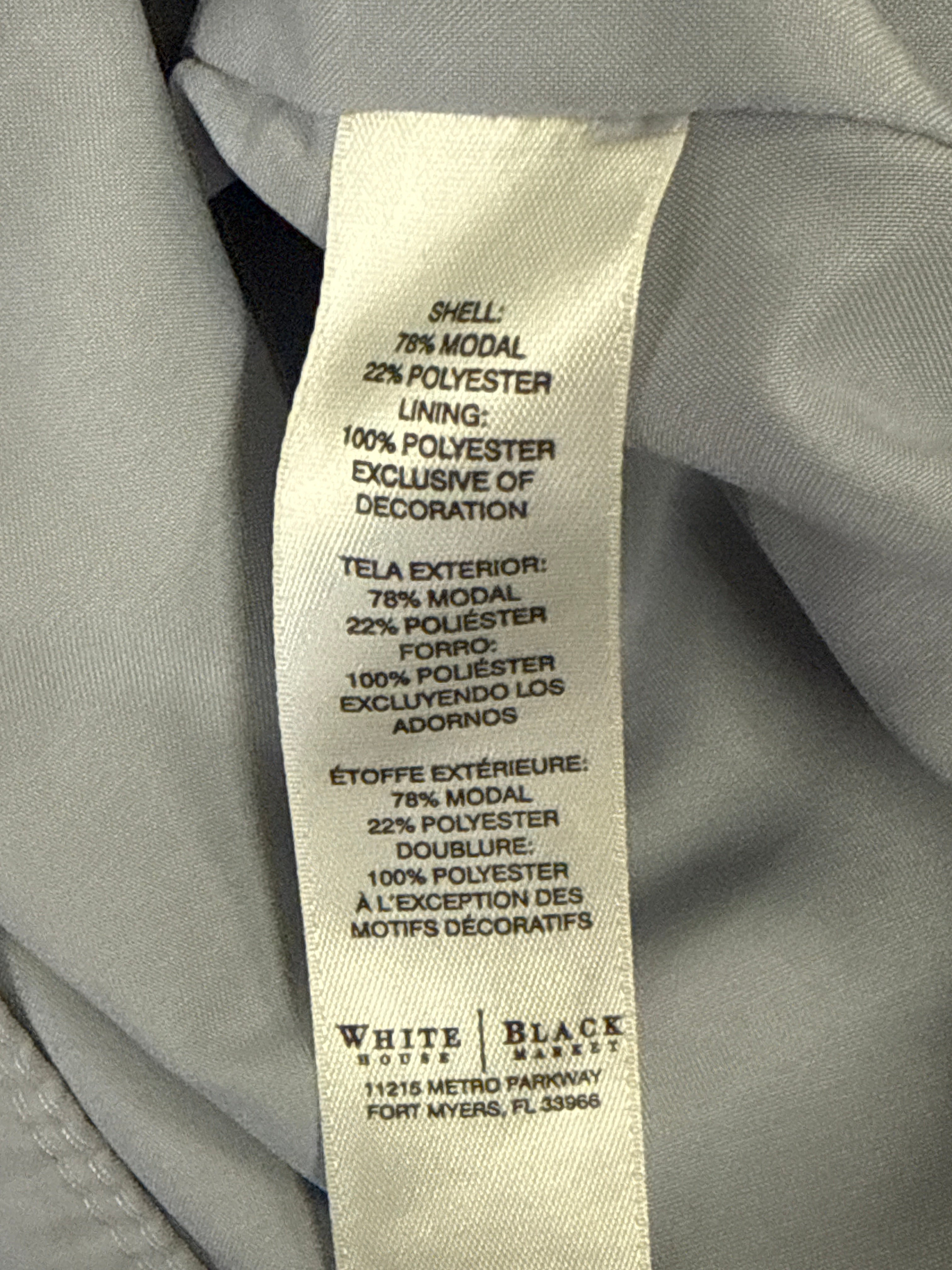 WHBM Mini Utility Skirt (org$79)