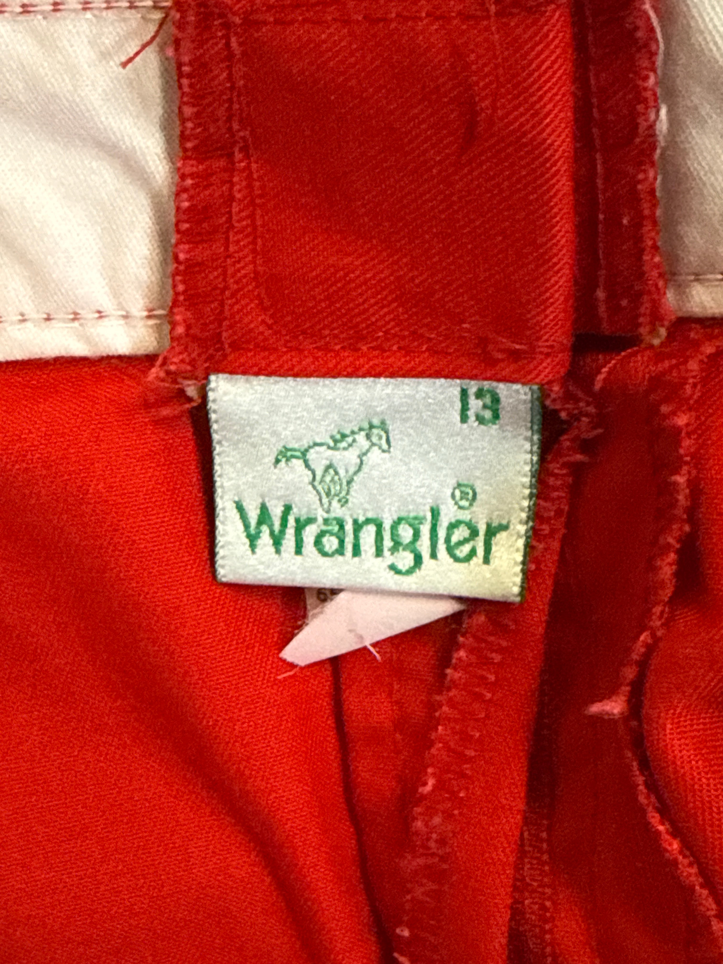 VTG WRANGLER FLAT-FRONT PANT