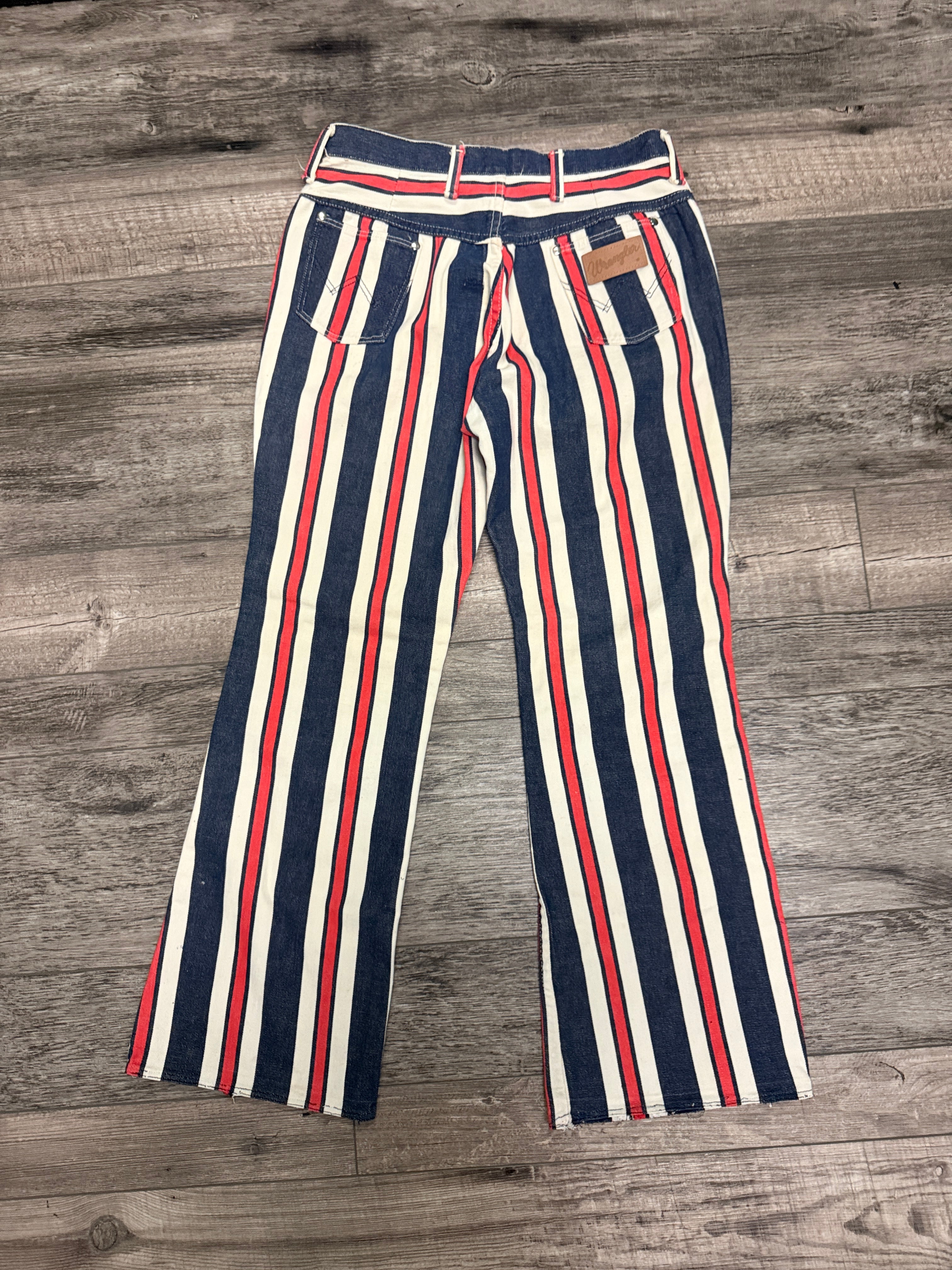 VTG 70s WRANGLER STRIPED JEAN