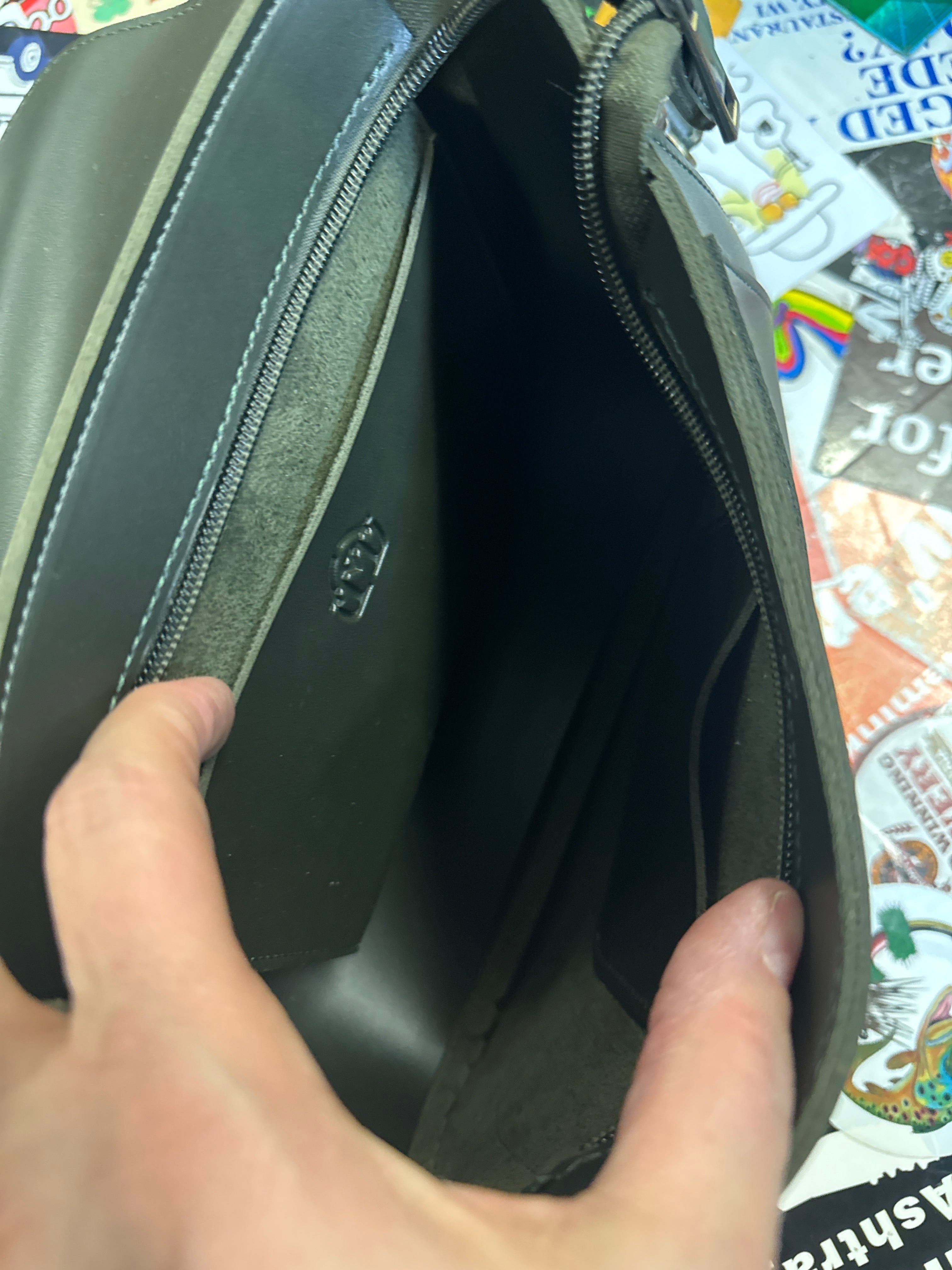 SUNLIGHT LEAVES VEGAN LEATHER SADDLE BAG