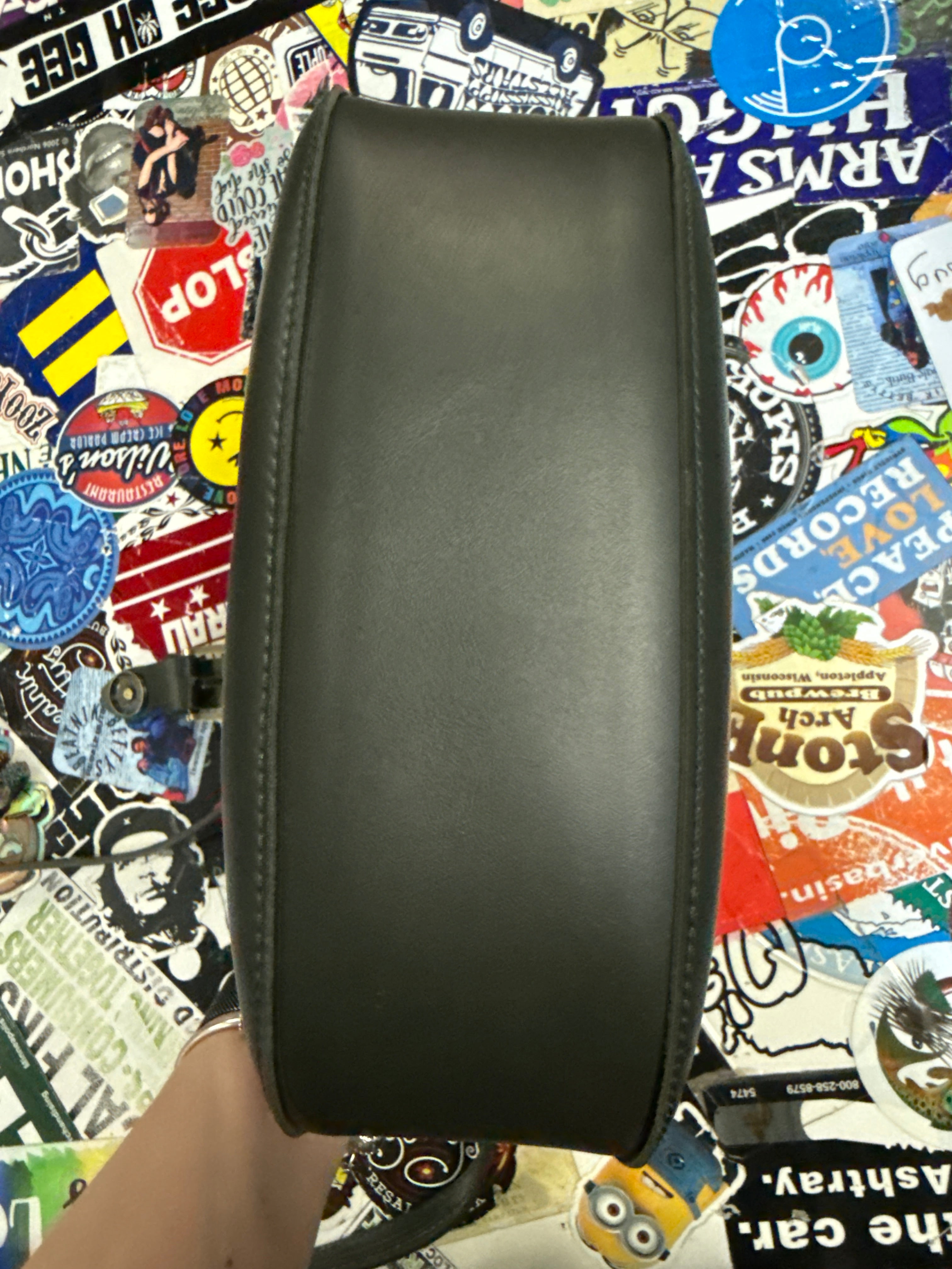 SUNLIGHT LEAVES VEGAN LEATHER SADDLE BAG