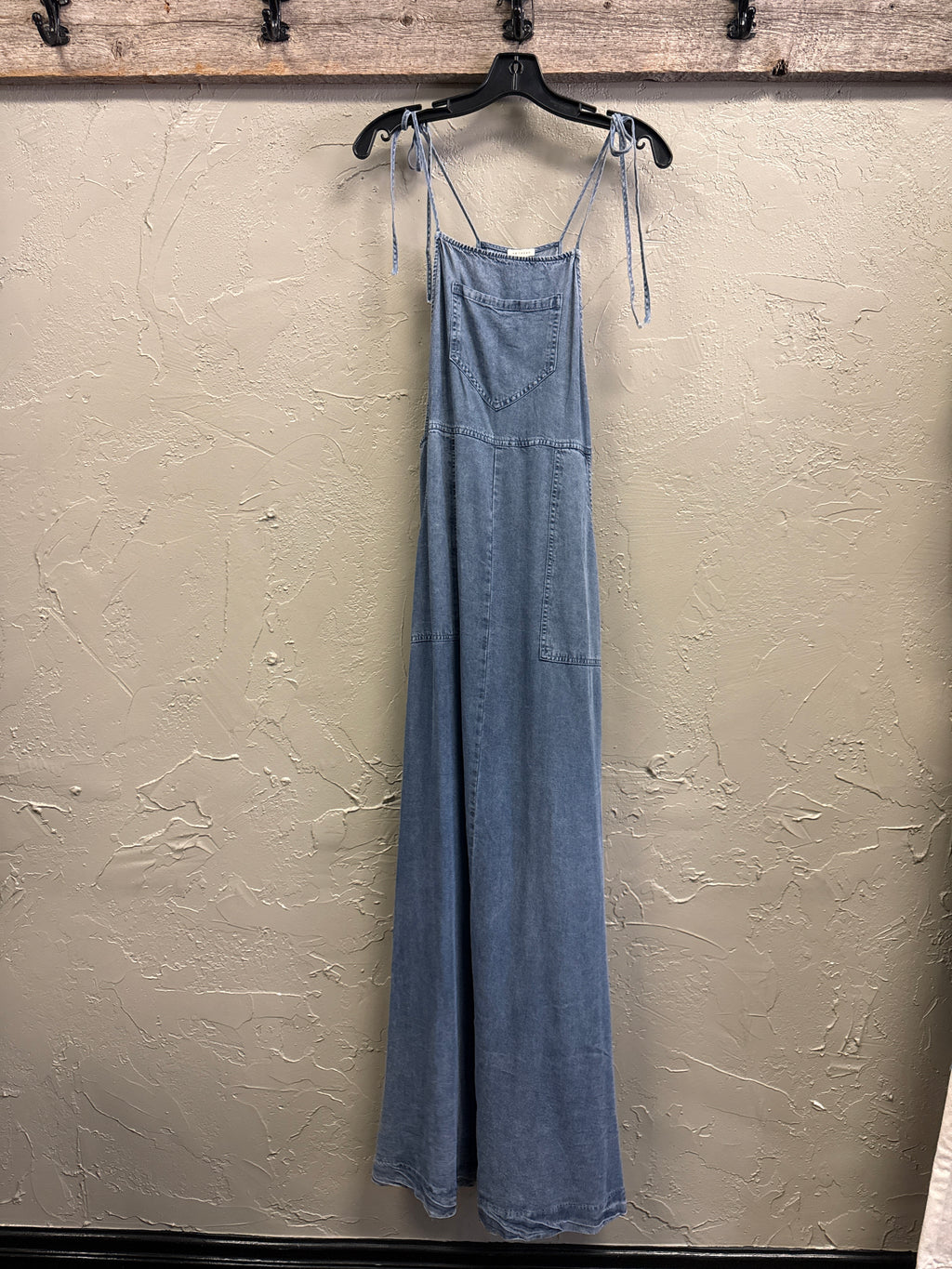 En Creme Denim Look Dress (org$70)