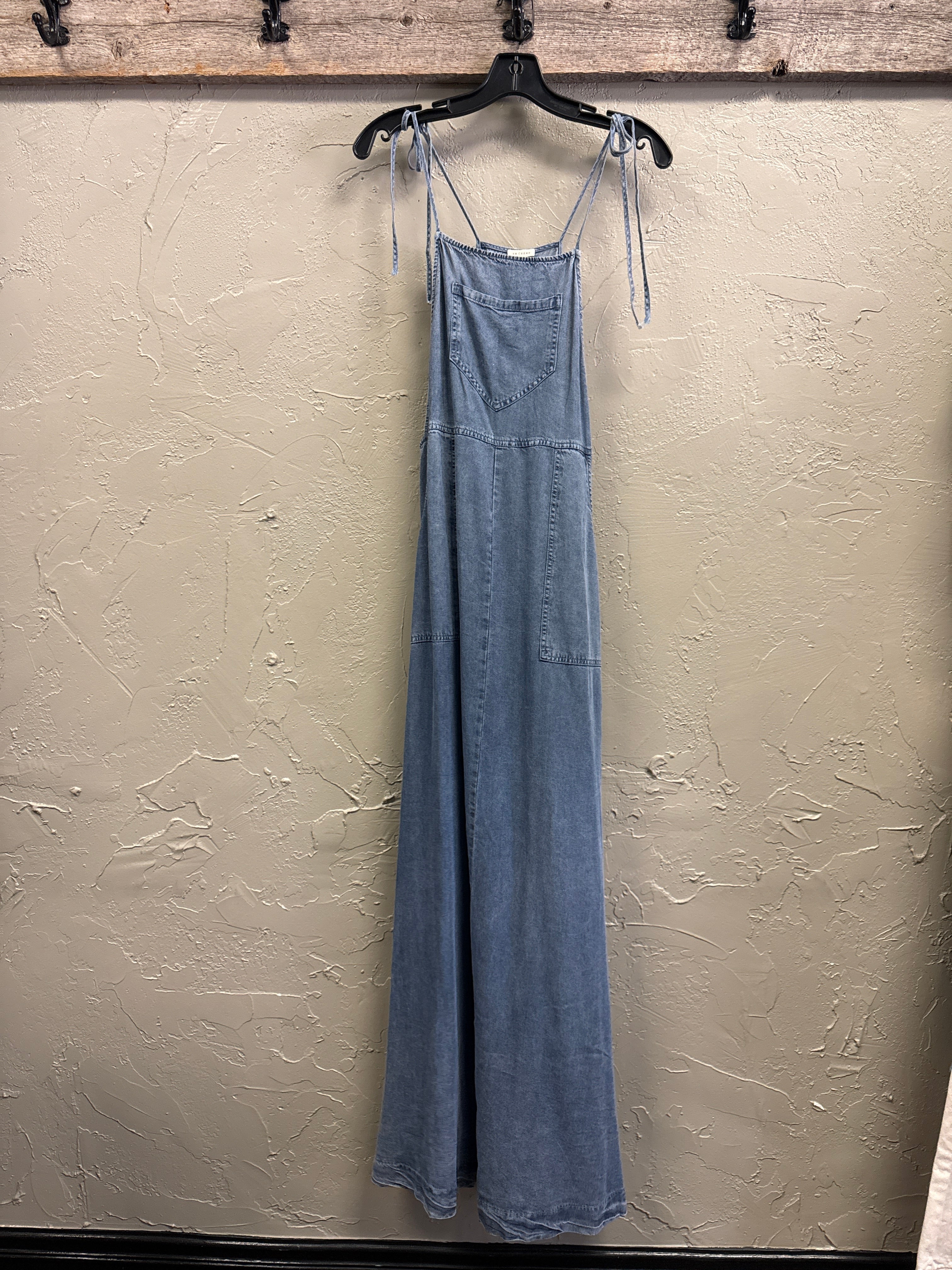 En Creme Denim Look Dress (org$70)
